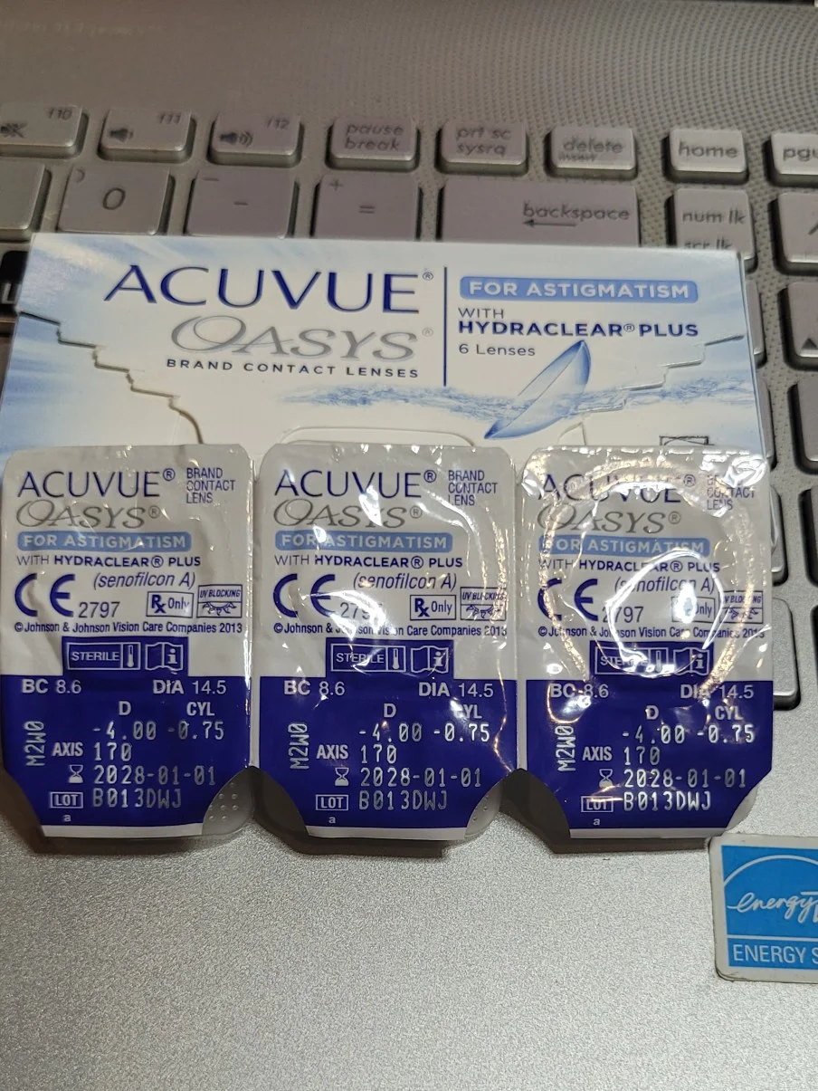 Acuvue Oasys for Astigmatism, 2-х недельные. - миниатюра 6