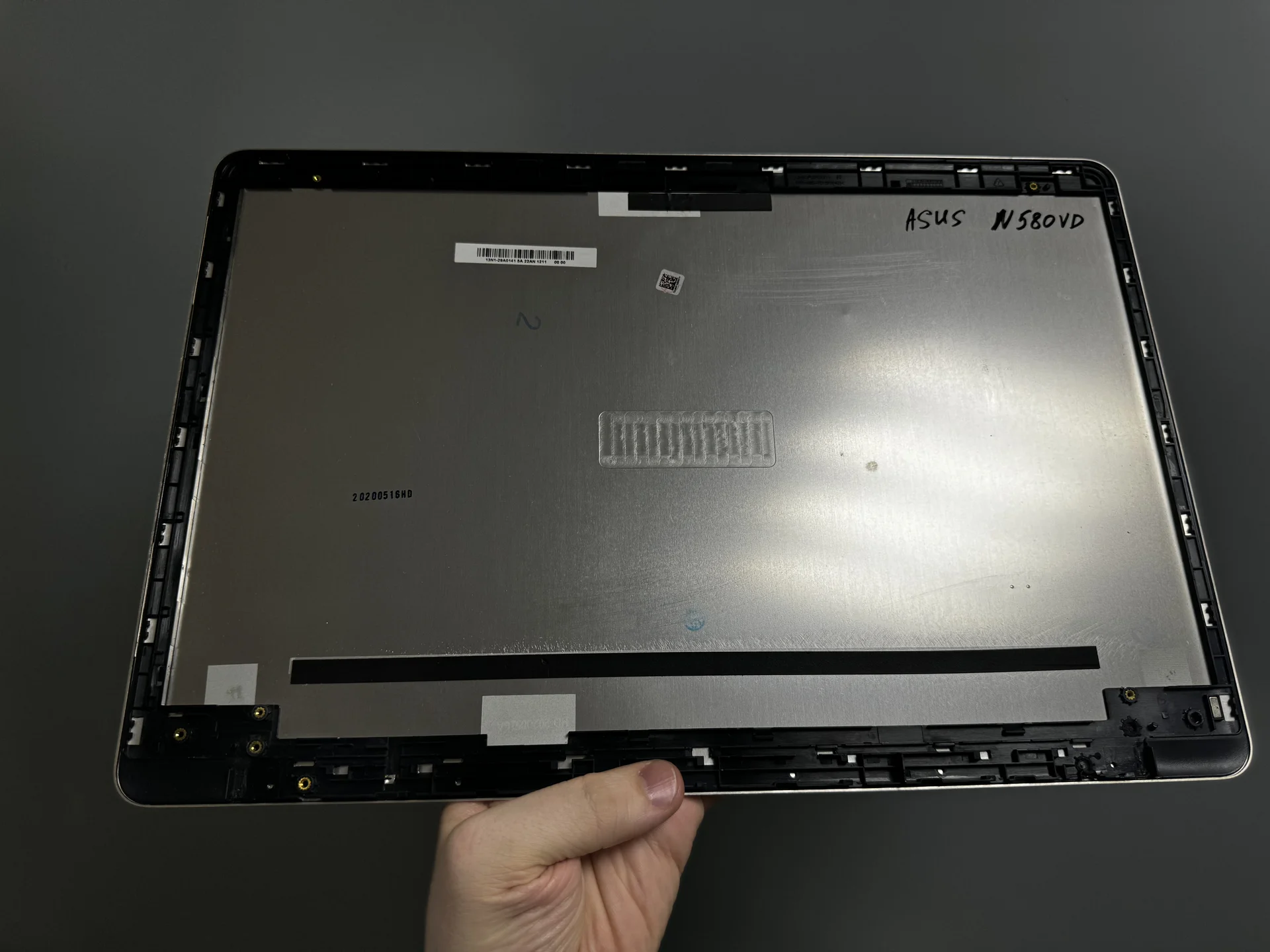 Крышка матрицы ориг Asus N580 - миниатюра 2