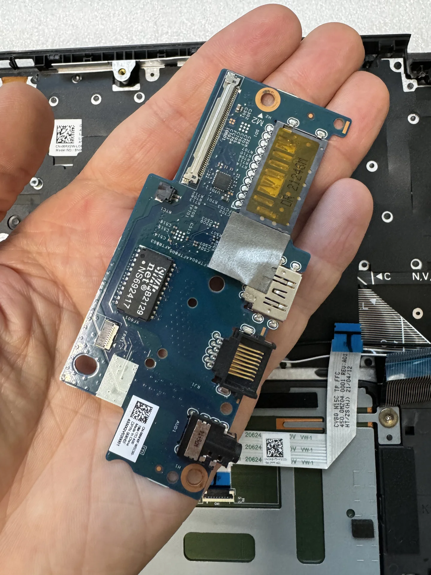 Плата включения Dell Vostro 15 5510 и совместимые - миниатюра 2