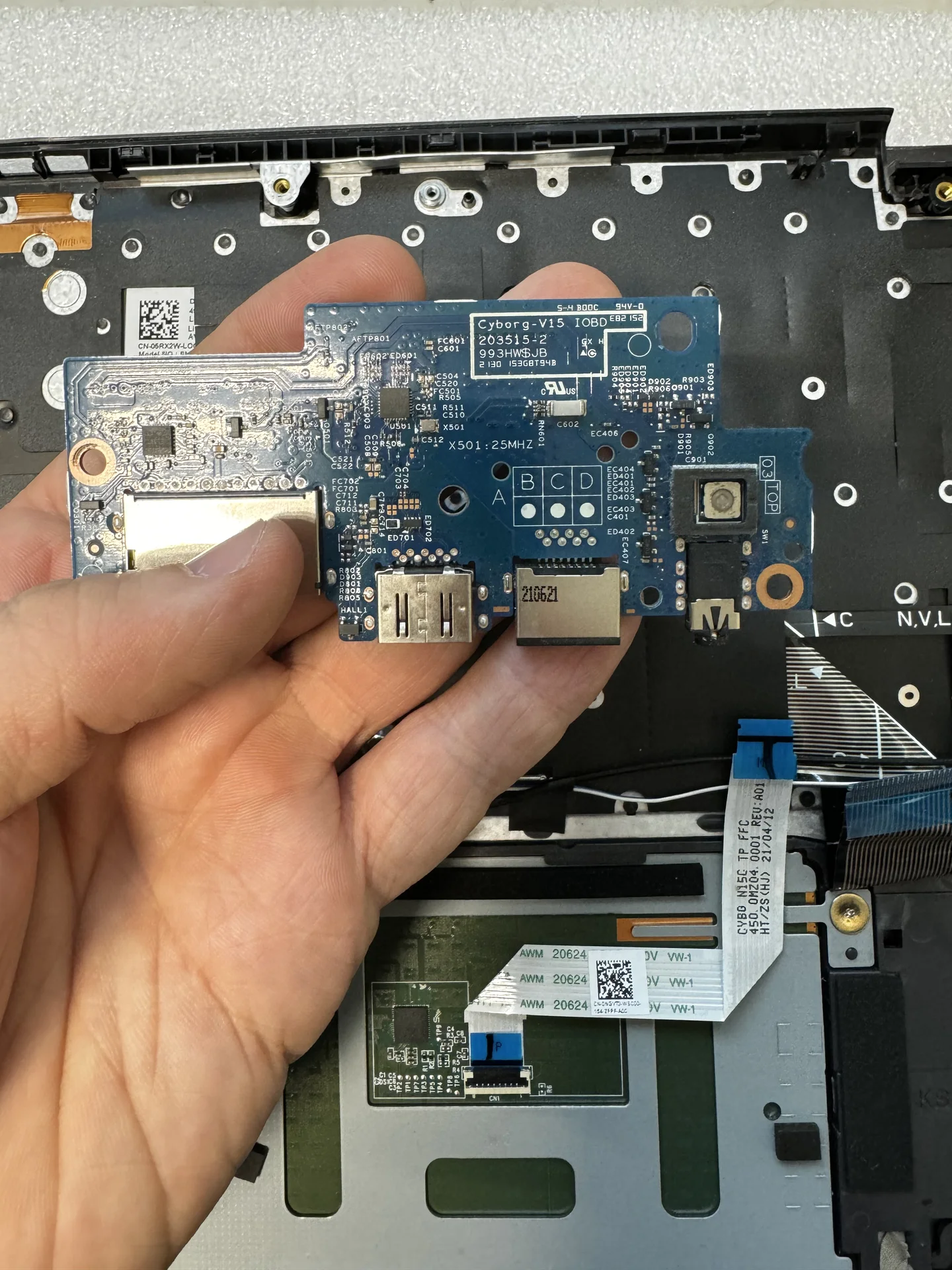 Плата включения Dell Vostro 15 5510 и совместимые - миниатюра 3