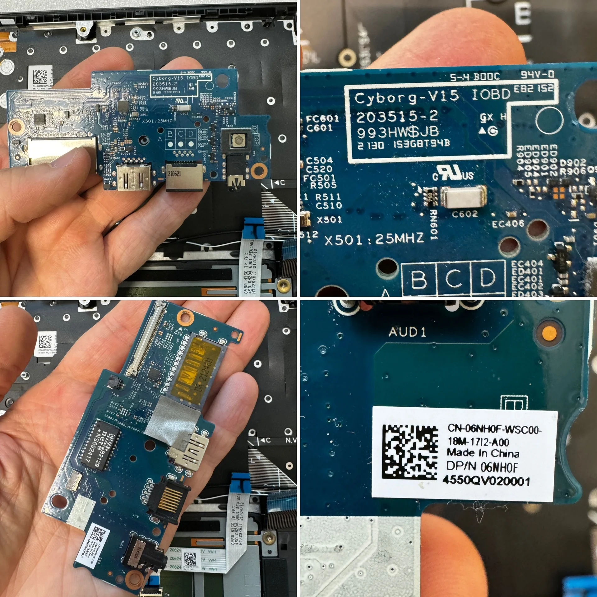 Плата включения Dell Vostro 15 5510 и совместимые - миниатюра 6