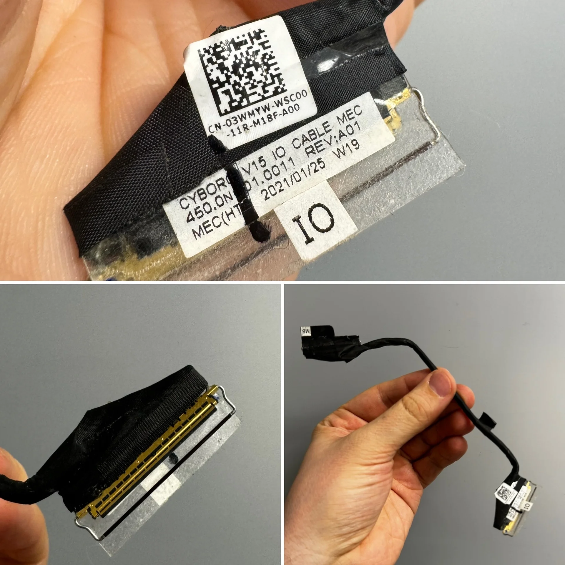 Межплатный iO шлейф на USB для Dell Vostro 15 5510 - миниатюра 4