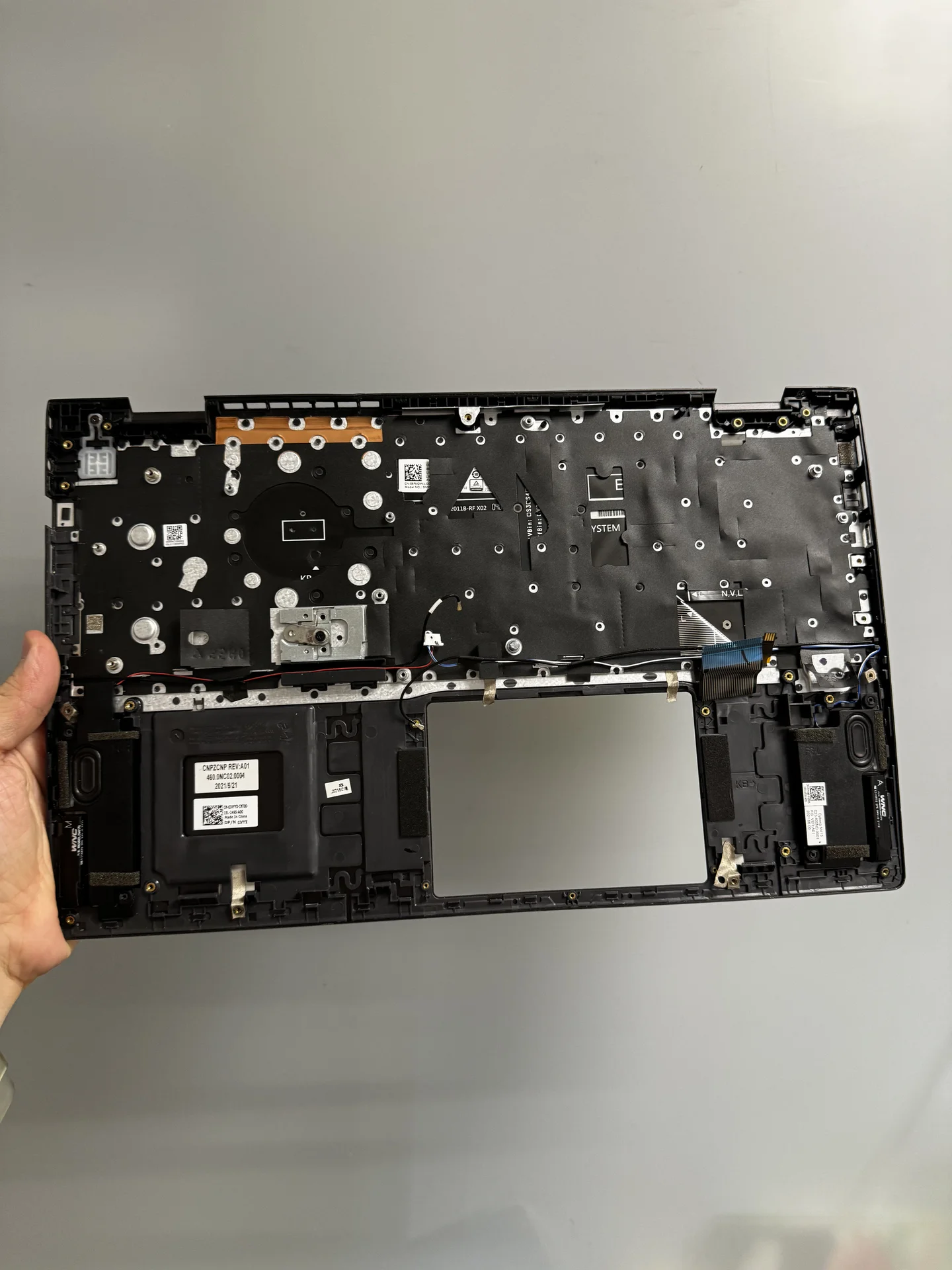 Топкейс с клавиатурой, ориг Dell Vostro 15 5510 - миниатюра 8