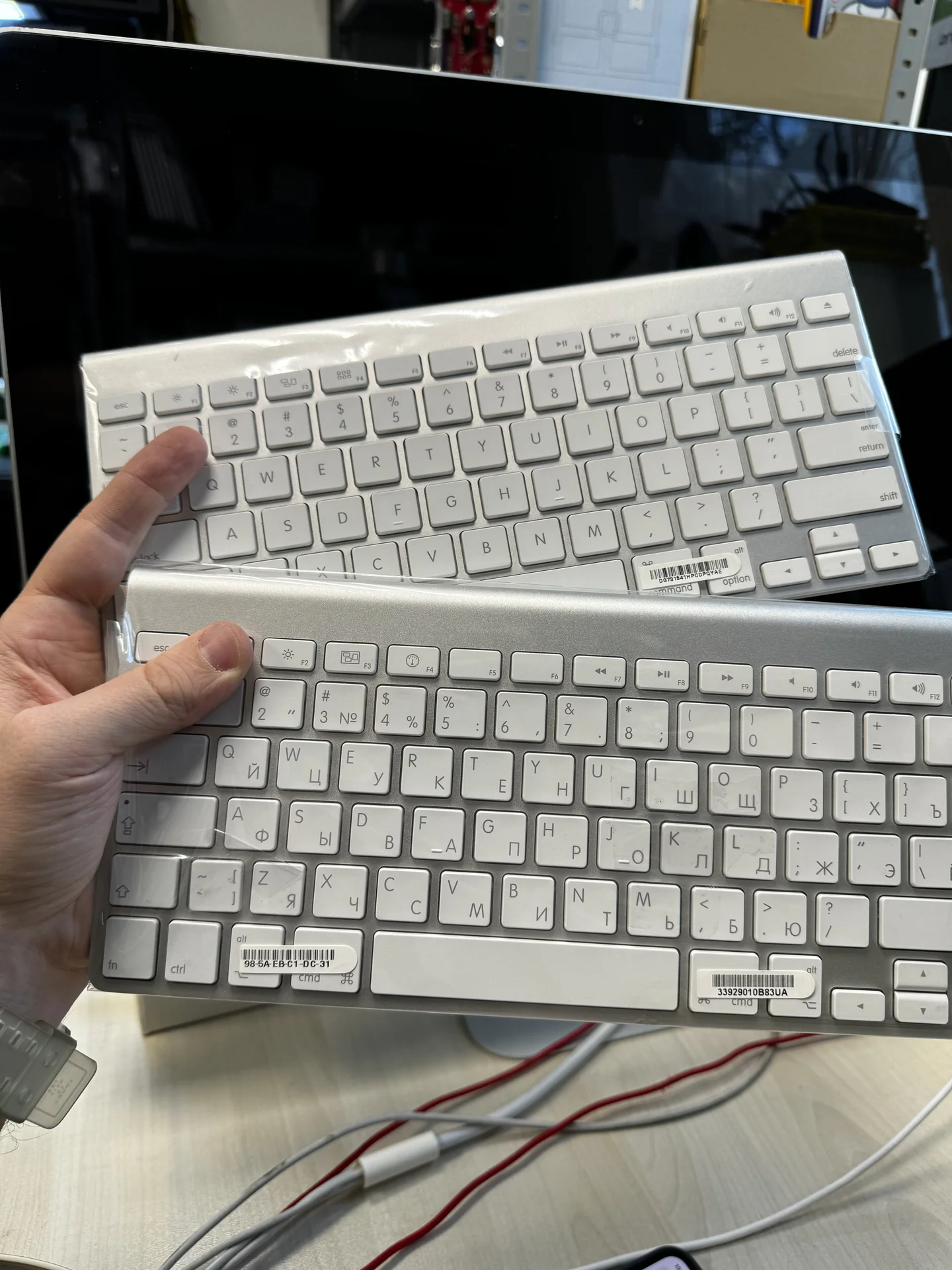 Клавиши и механизмы от новых клавиатур Apple A1314 - миниатюра 10