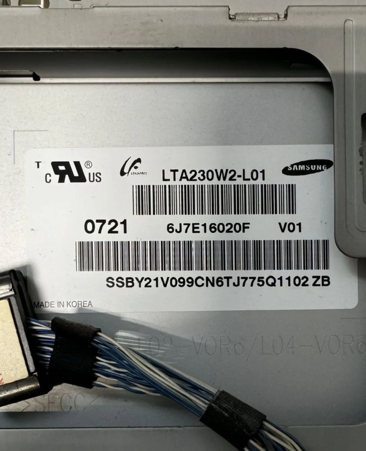 Матрица дисплей для Samsung LE23R81W R - миниатюра 6