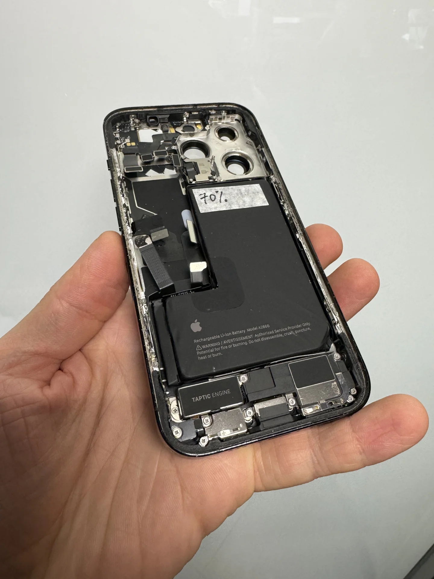 iPhone 14 Pro оригинал нижний шлейф зарядки - миниатюра 3
