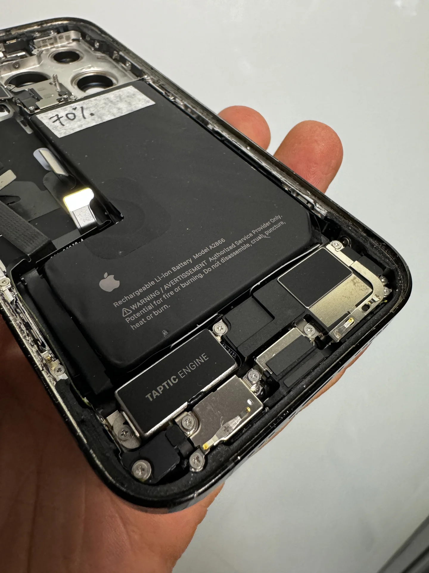 iPhone 14 Pro оригинал нижний шлейф зарядки - миниатюра 4