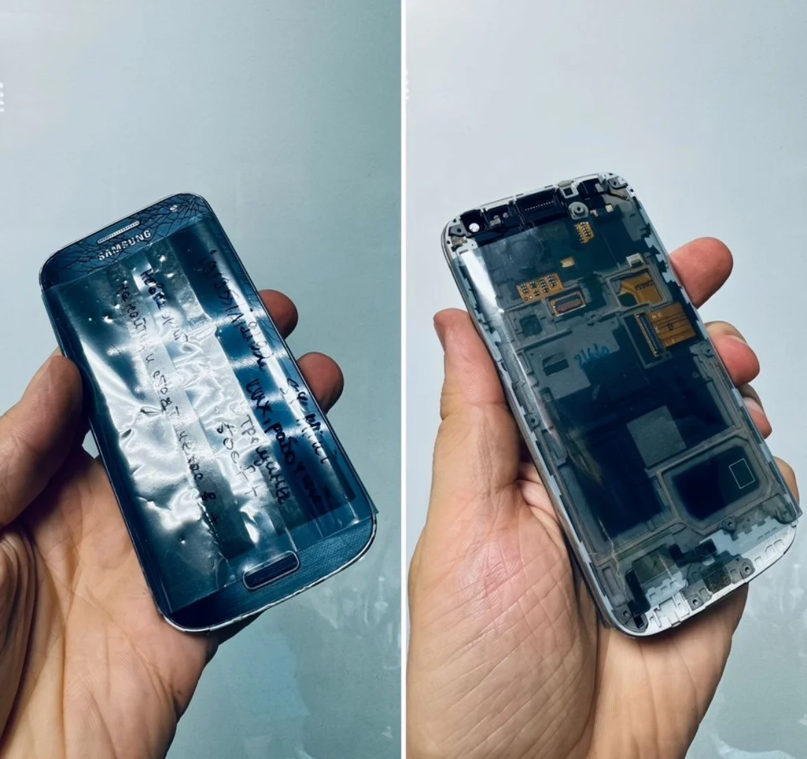Рамки дисплеев и задние крышки на Samsung - миниатюра 7