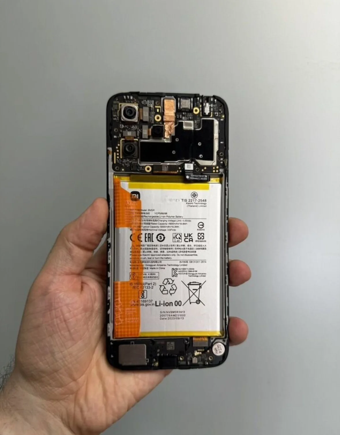 Запчасти на Xiaomi Redmi 12 Голубой, разборка - миниатюра 3