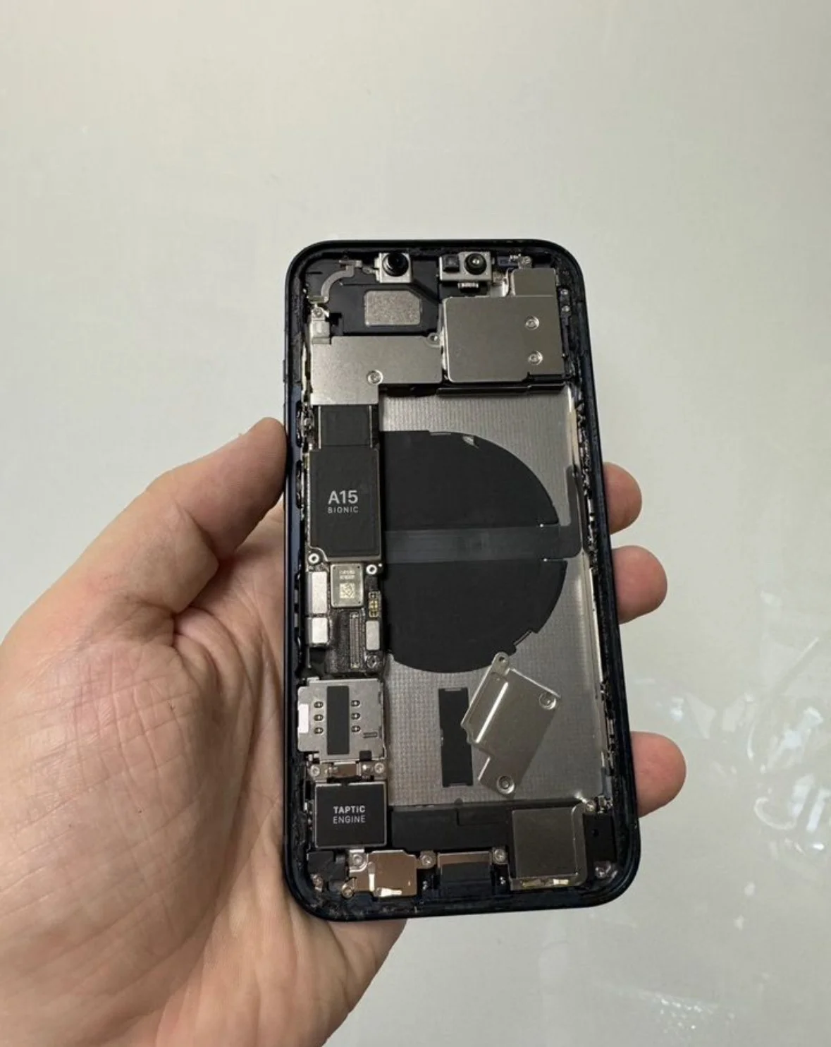 Запчасти iPhone 13 midnight белый и синий - миниатюра 2