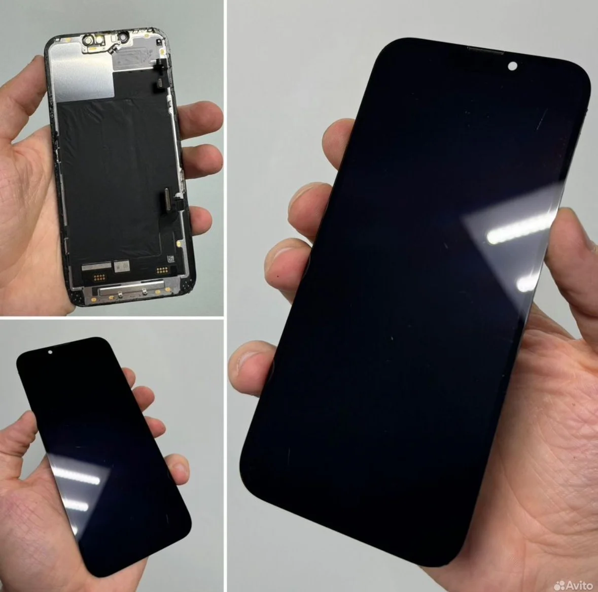 Запчасти iPhone 13 midnight белый и синий - миниатюра 4