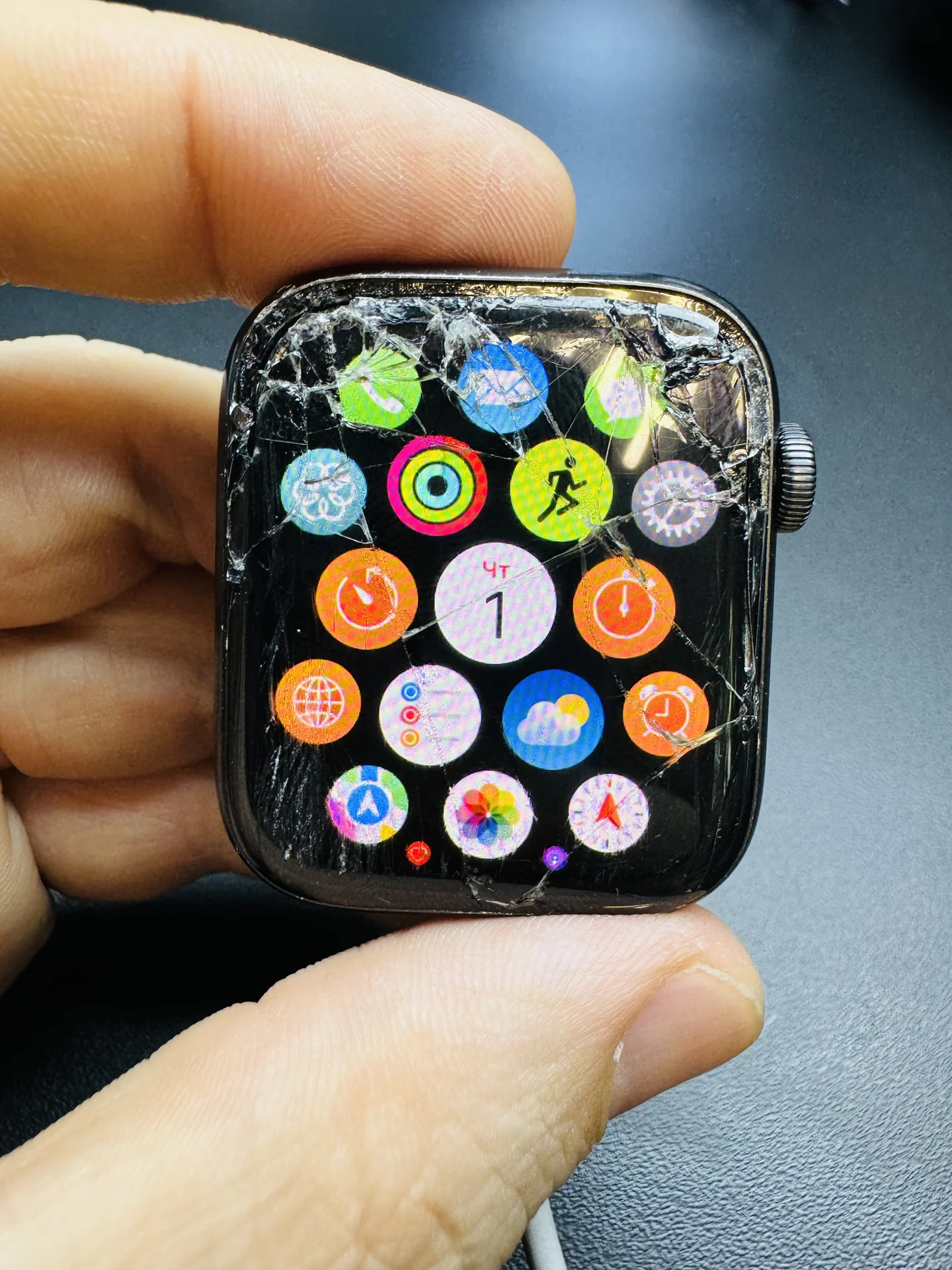 Запчасти Apple Watch SE Nike Aluminum & Ceramic - миниатюра 2