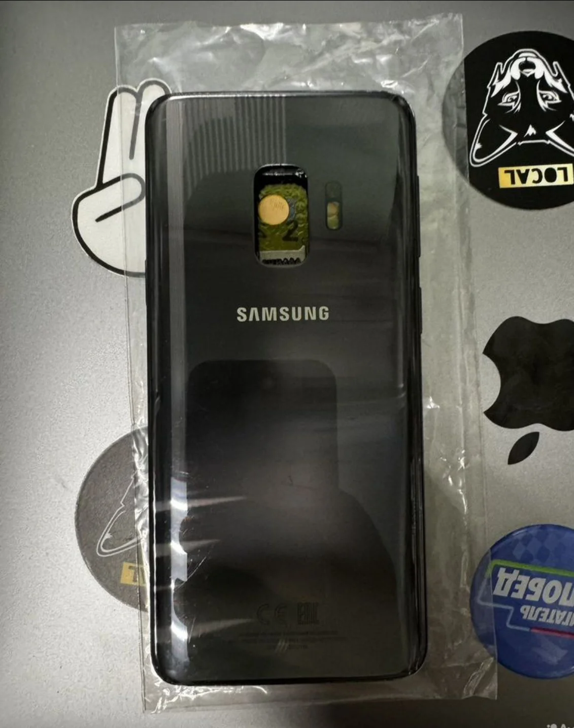 Samsung S9 G960F крышка задняя оригинал снятая - миниатюра 7