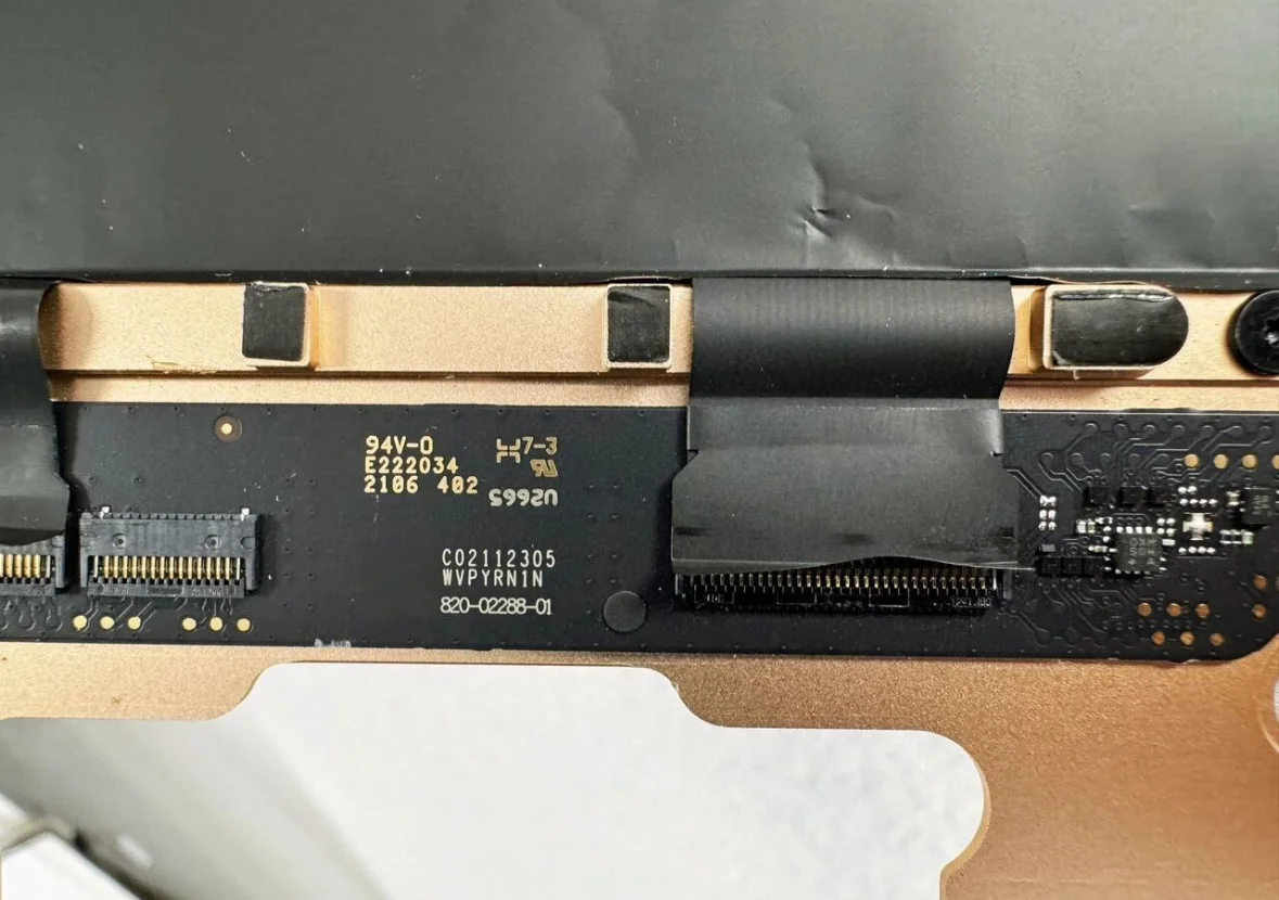 Плата управления клавиатурой MacBook A2337 A2179 - миниатюра 4
