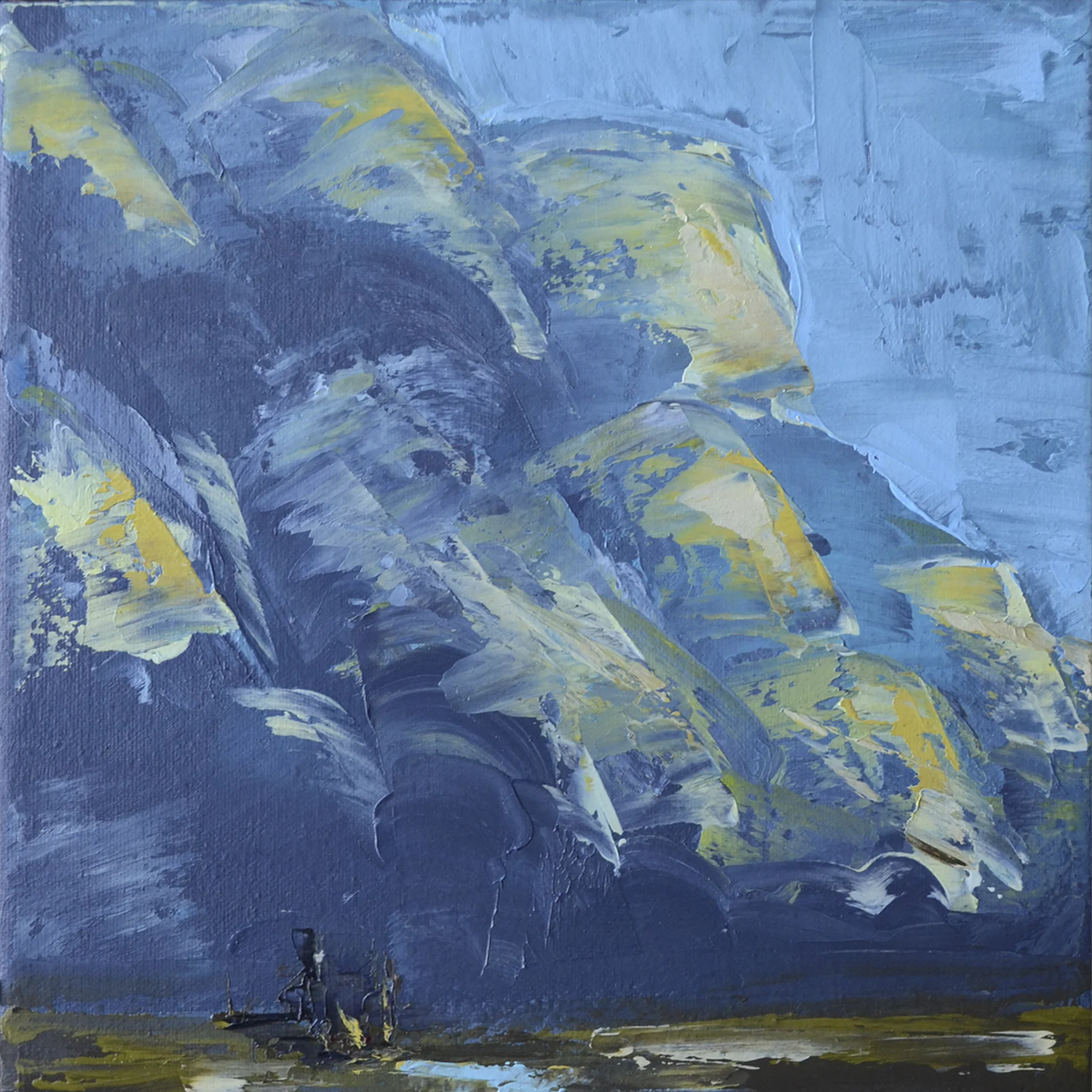 Картина. Пейзаж маслом на холсте "Landscape 3" 30х40 см - миниатюра 5