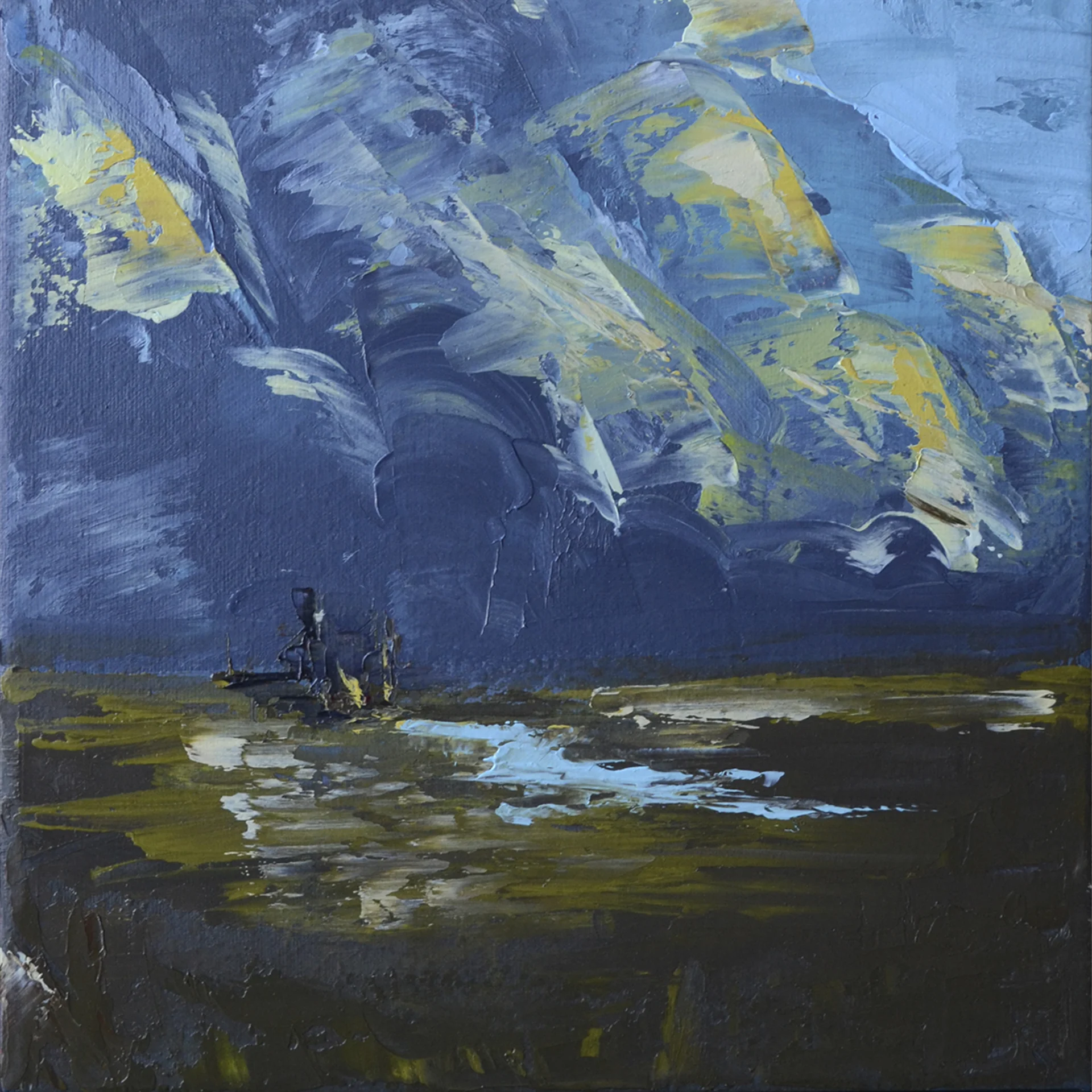 Картина. Пейзаж маслом на холсте "Landscape 3" 30х40 см - миниатюра 6
