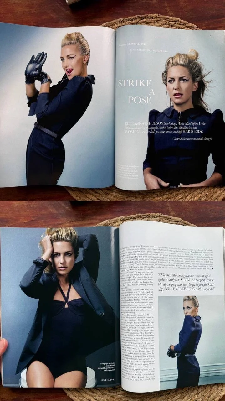 Британский журнал Elle 2009 Кейт Хадсон на англ - миниатюра 9