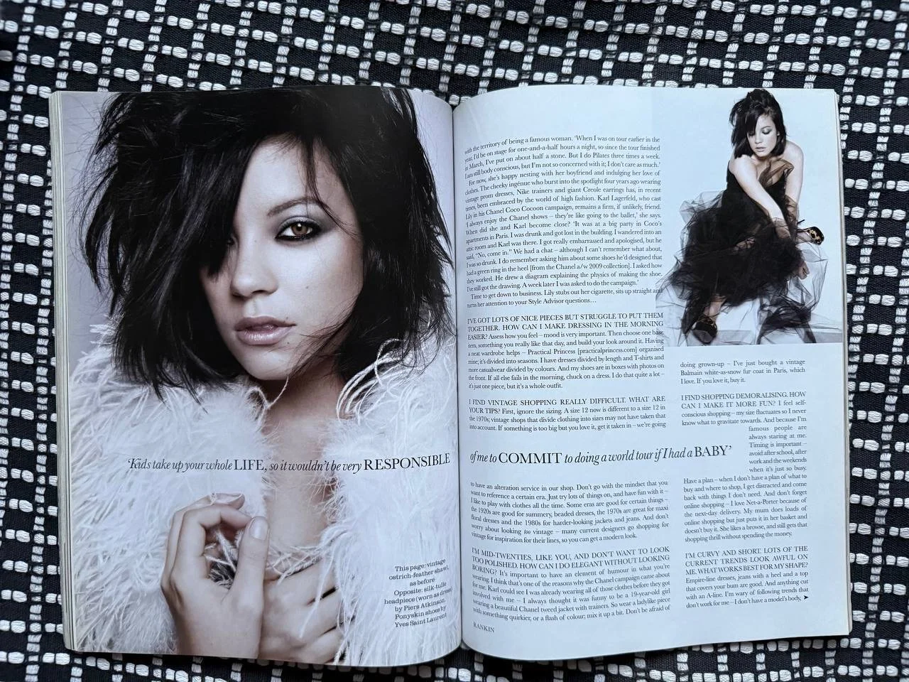 Британский журнал Elle 2010 Лили Аллен - миниатюра 4
