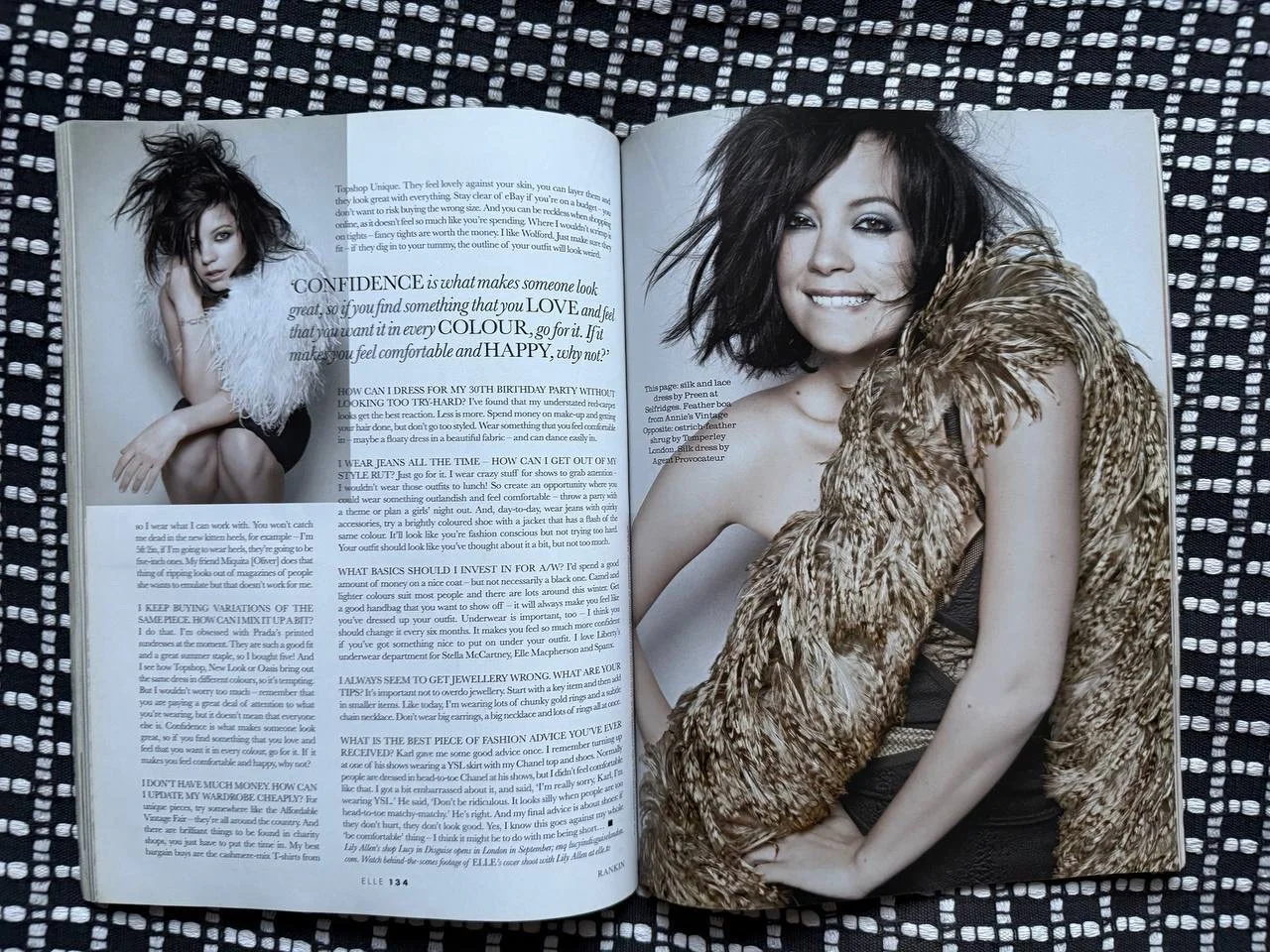 Британский журнал Elle 2010 Лили Аллен - миниатюра 5