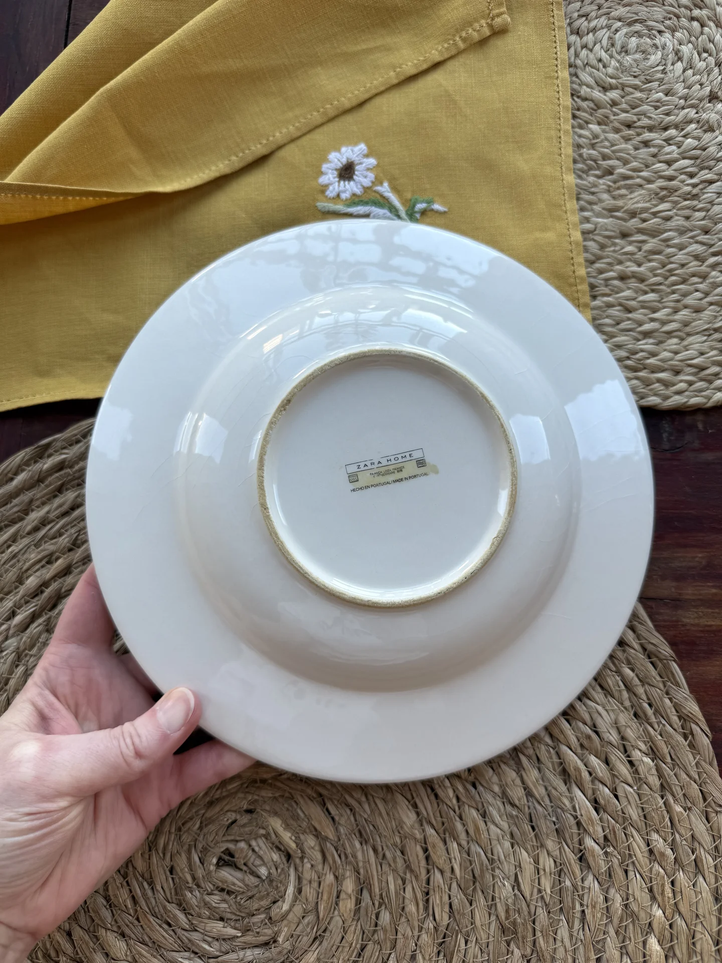 Zara Home тарелка голубая для красивого завтрака - миниатюра 4