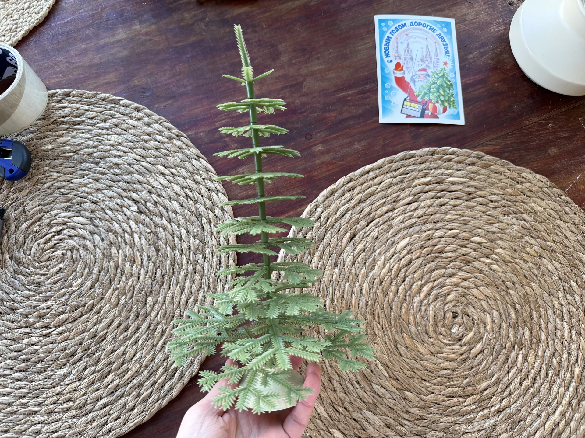 Елка малютка СССР пластиковая 30 см - миниатюра 3