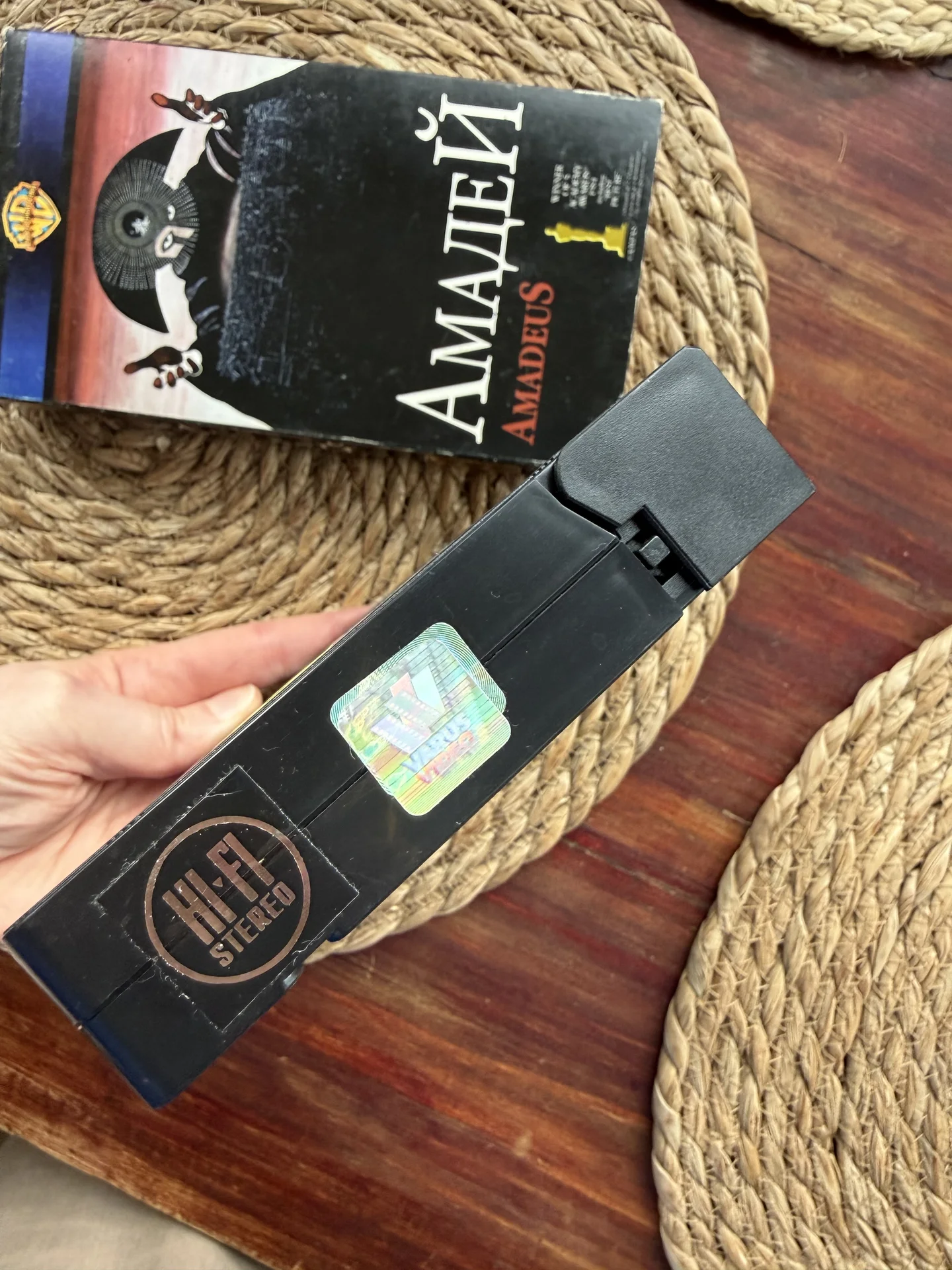 Кассета VHS Амадей.Милош Форман.Лицензия - миниатюра 5