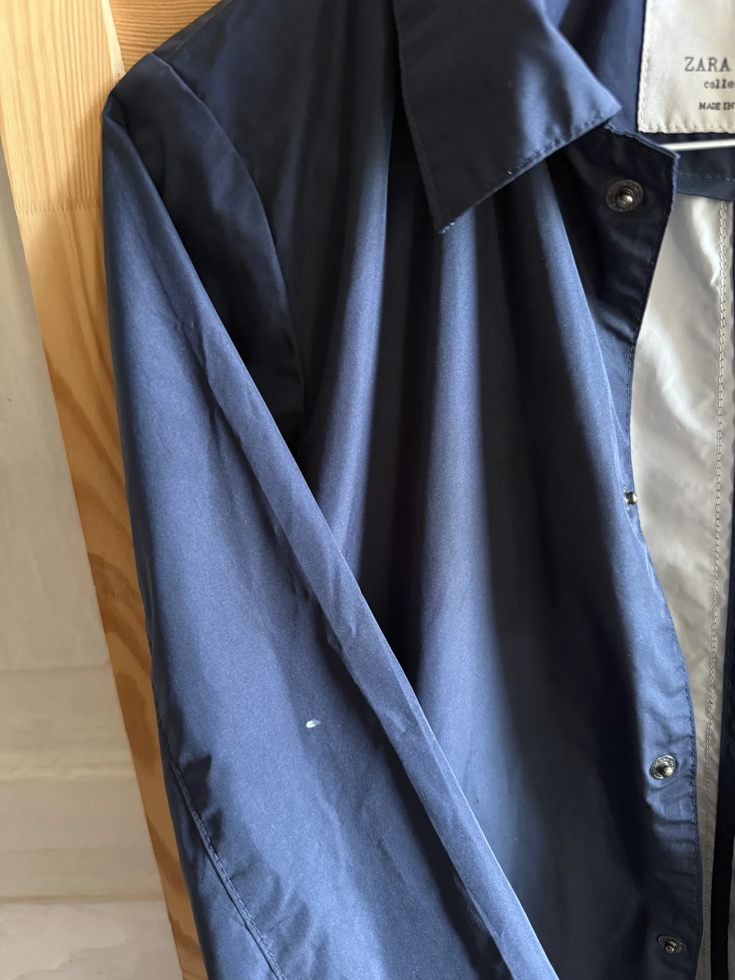 Ветровка Zara на мальчика 9/10л 140 см синяя - миниатюра 6