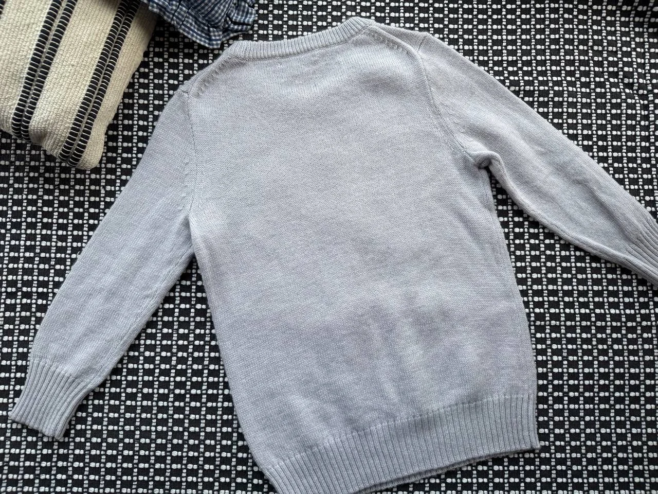 Теплый свитер со стразамиJ.Crew лиловый S XS - миниатюра 9