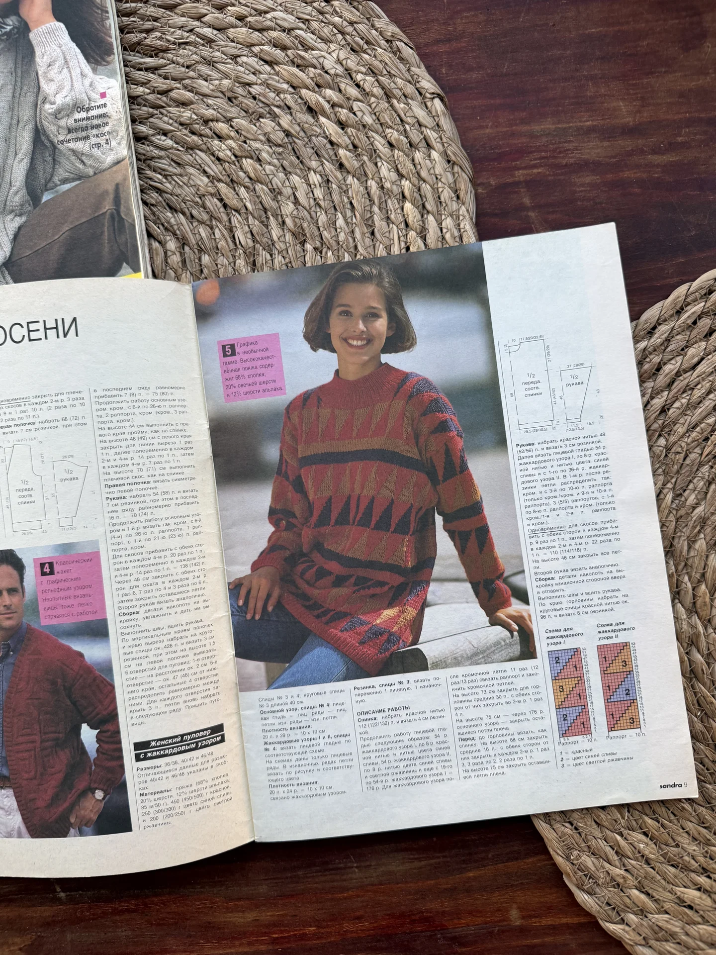 Журнал по вязанию Sandra 1993.Осенние пуловеры - миниатюра 4