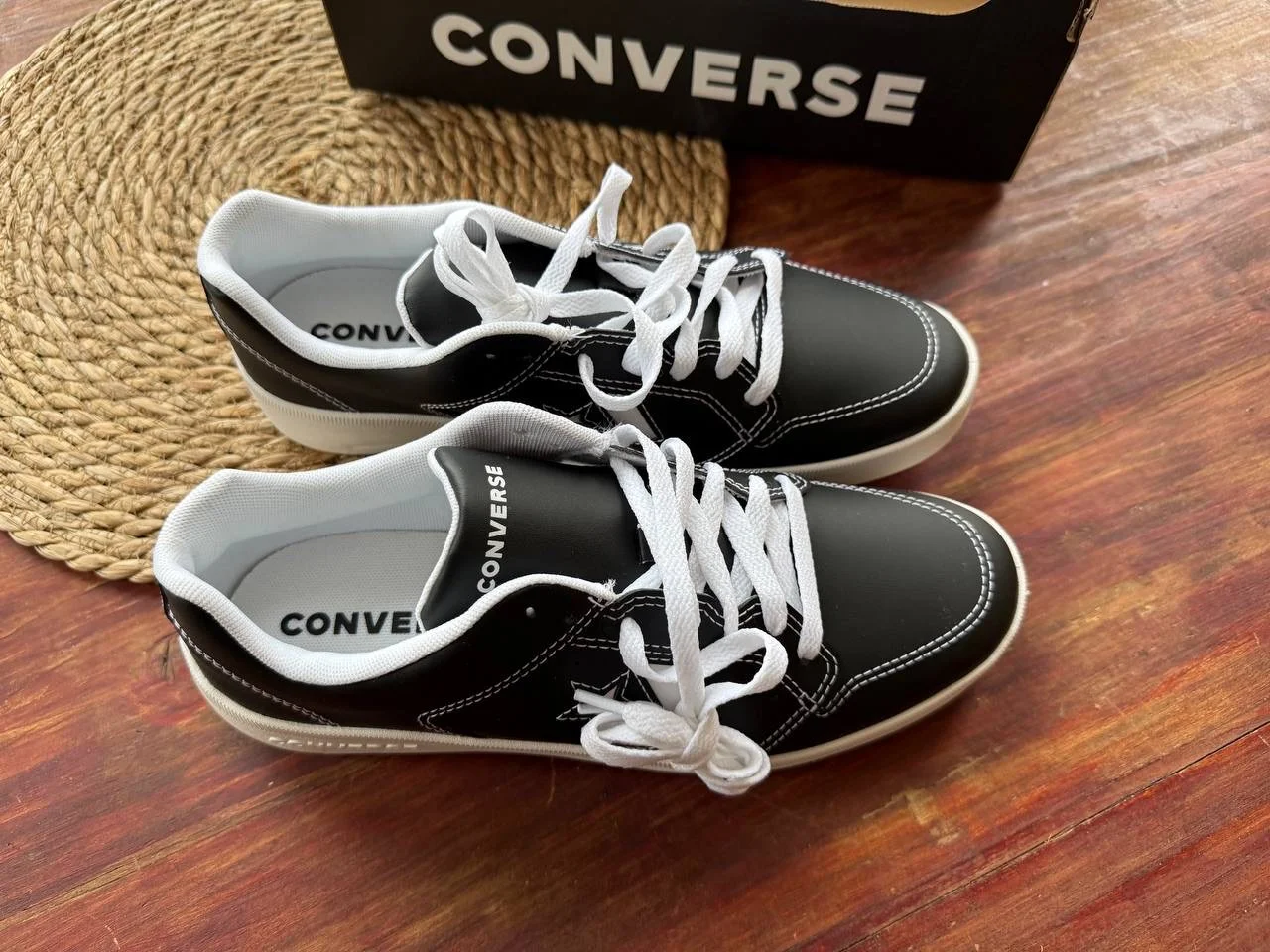 Кеды Converse черные casual унисекс 42 новые - миниатюра 2