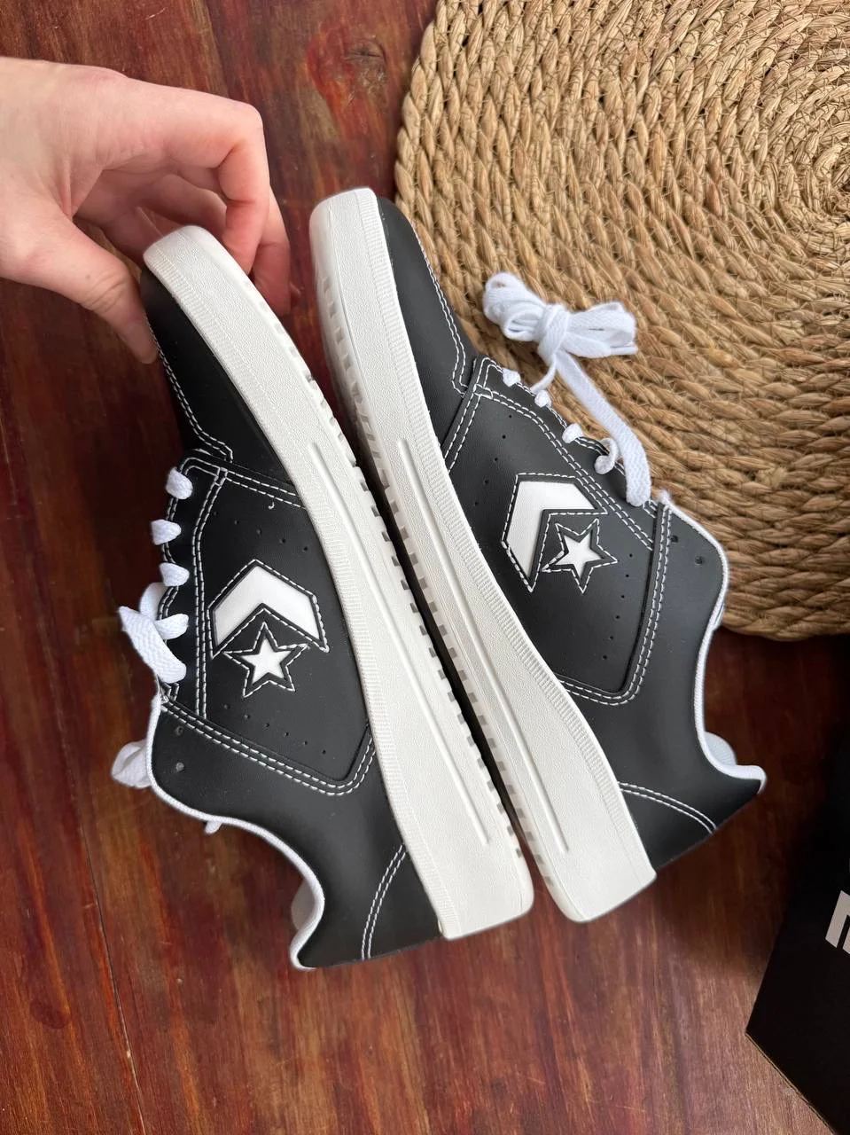 Кеды Converse черные casual унисекс 42 новые - миниатюра 3