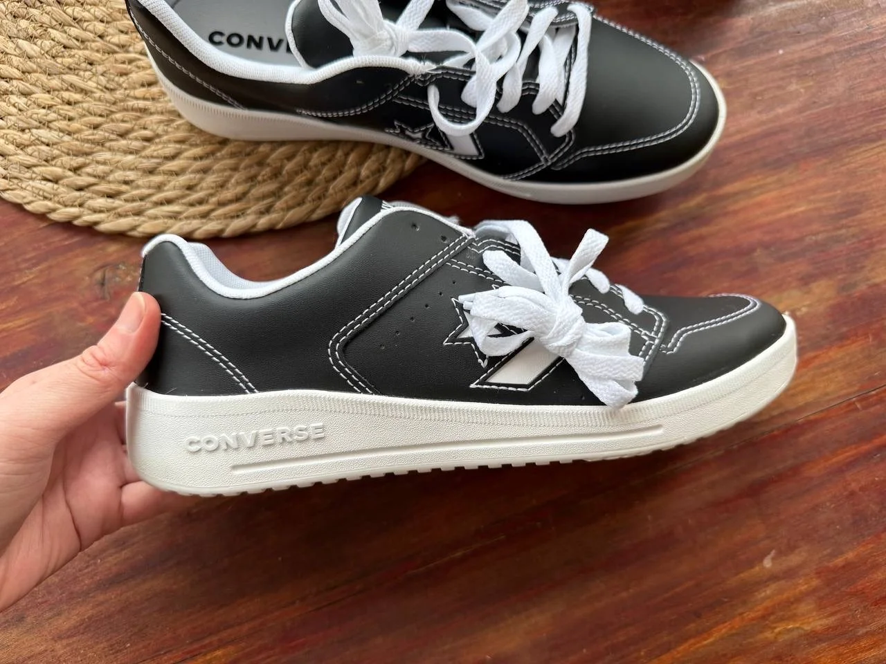 Кеды Converse черные casual унисекс 42 новые - миниатюра 4