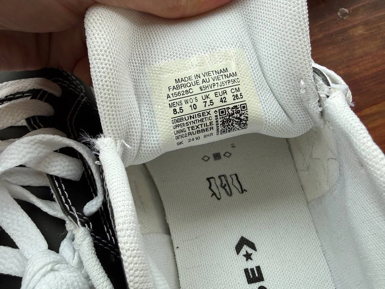 Кеды Converse черные casual унисекс 42 новые - миниатюра 7