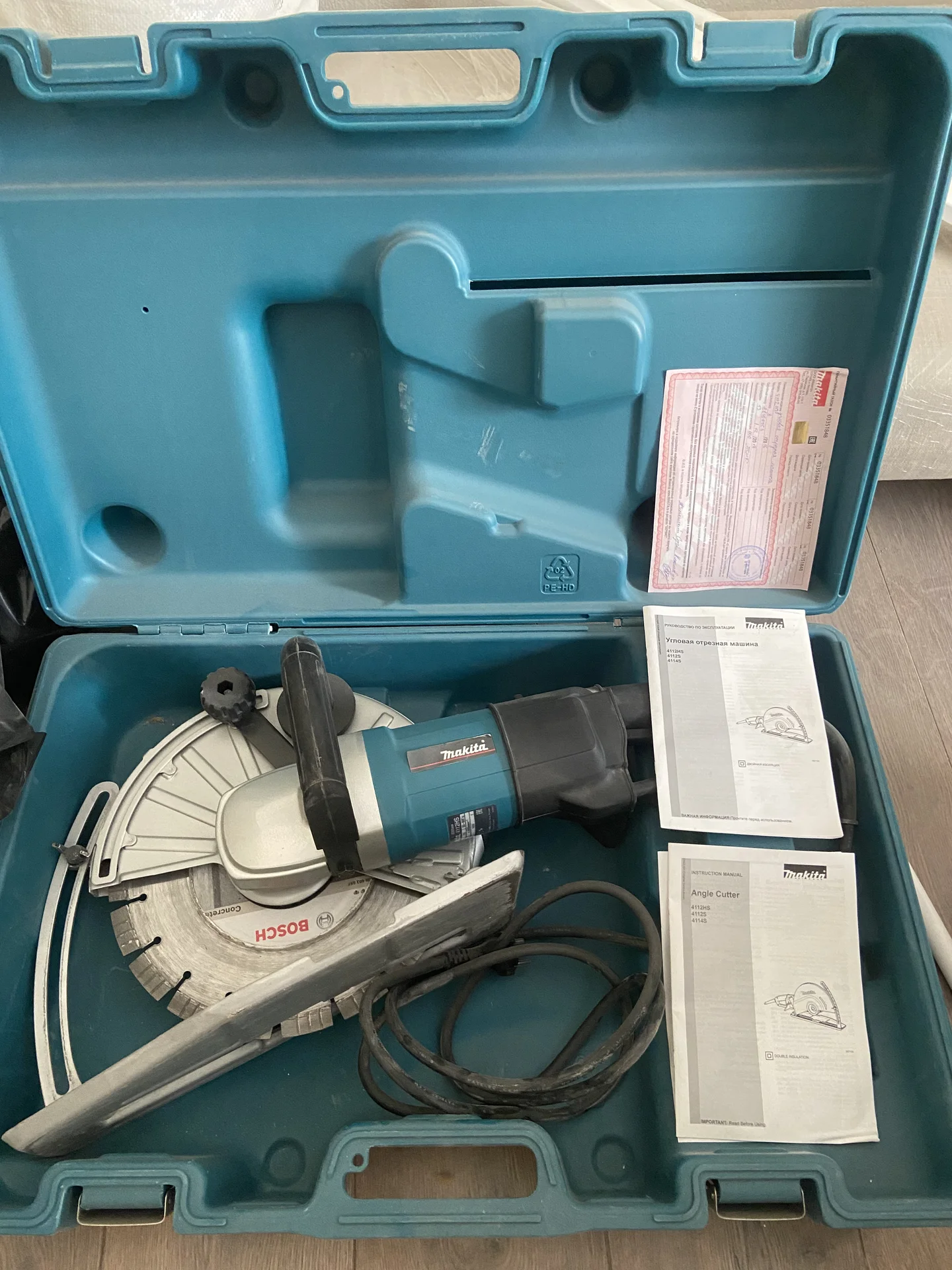 Угловая отрезная машина 305 мм Makita 4112HS - миниатюра 2