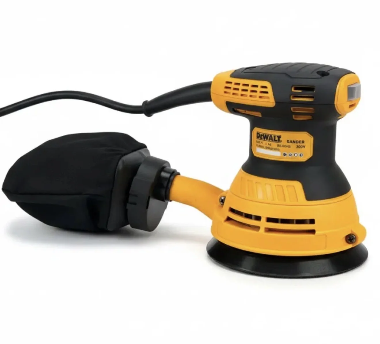 Шлифовальная эксцентриковая машина DeWalt без ручк - миниатюра 2