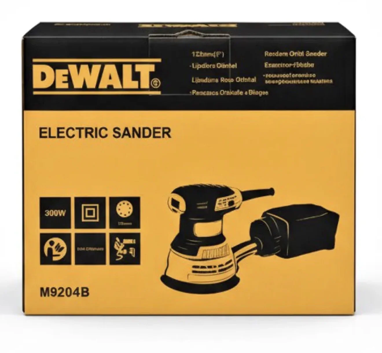 Шлифовальная эксцентриковая машина DeWalt без ручк - миниатюра 5