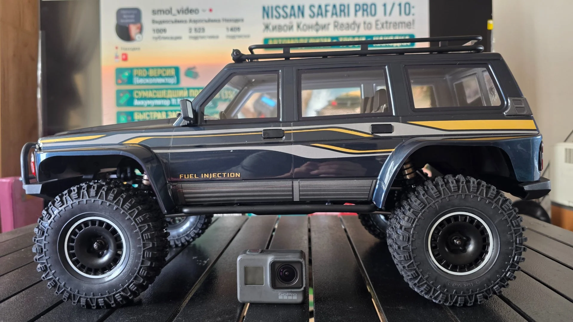 Радиоуправляемый Nissan Safari PRO 1/10 (3S LiPo) - миниатюра 5