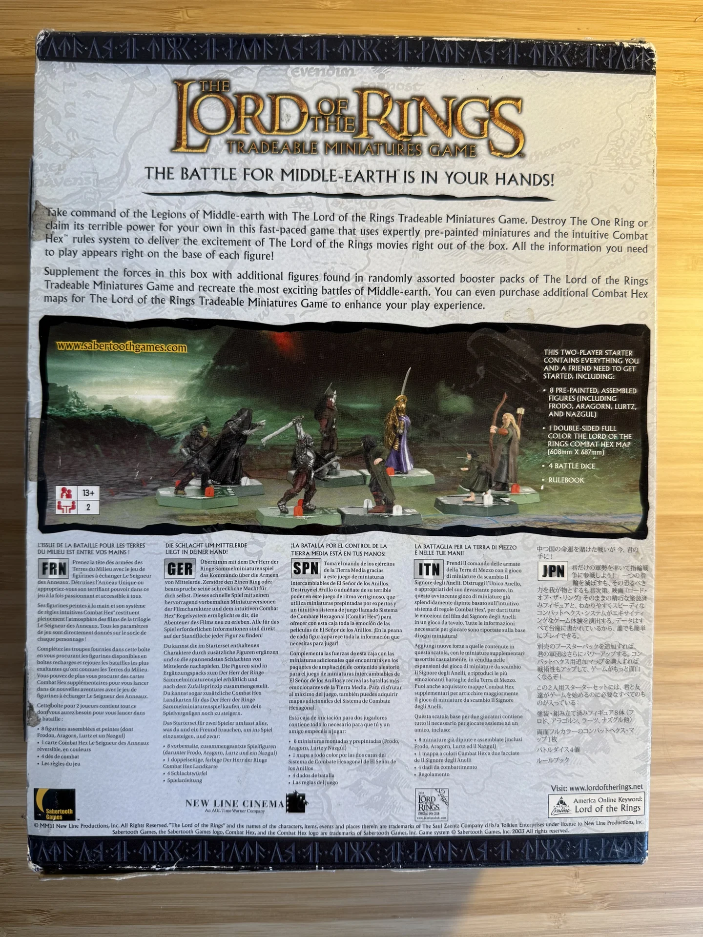 Lord of the Rings Combat Hex Starter (2003 год) - миниатюра 2