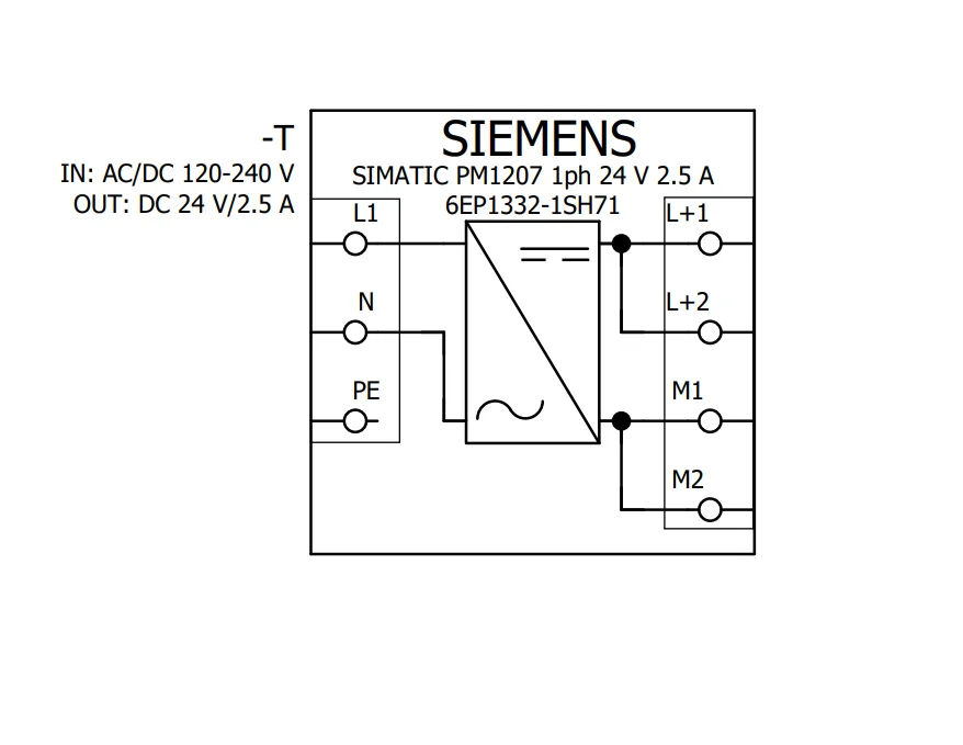 Блок питания Siemens SIMATIC S7-1200 PM1207 (6EP1332-1SH71) 24V / 2.5A - миниатюра 5
