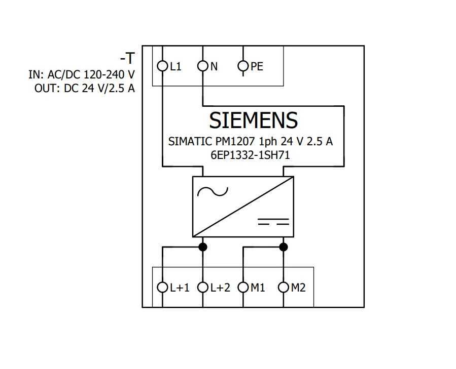 Блок питания Siemens SIMATIC S7-1200 PM1207 (6EP1332-1SH71) 24V / 2.5A - миниатюра 6