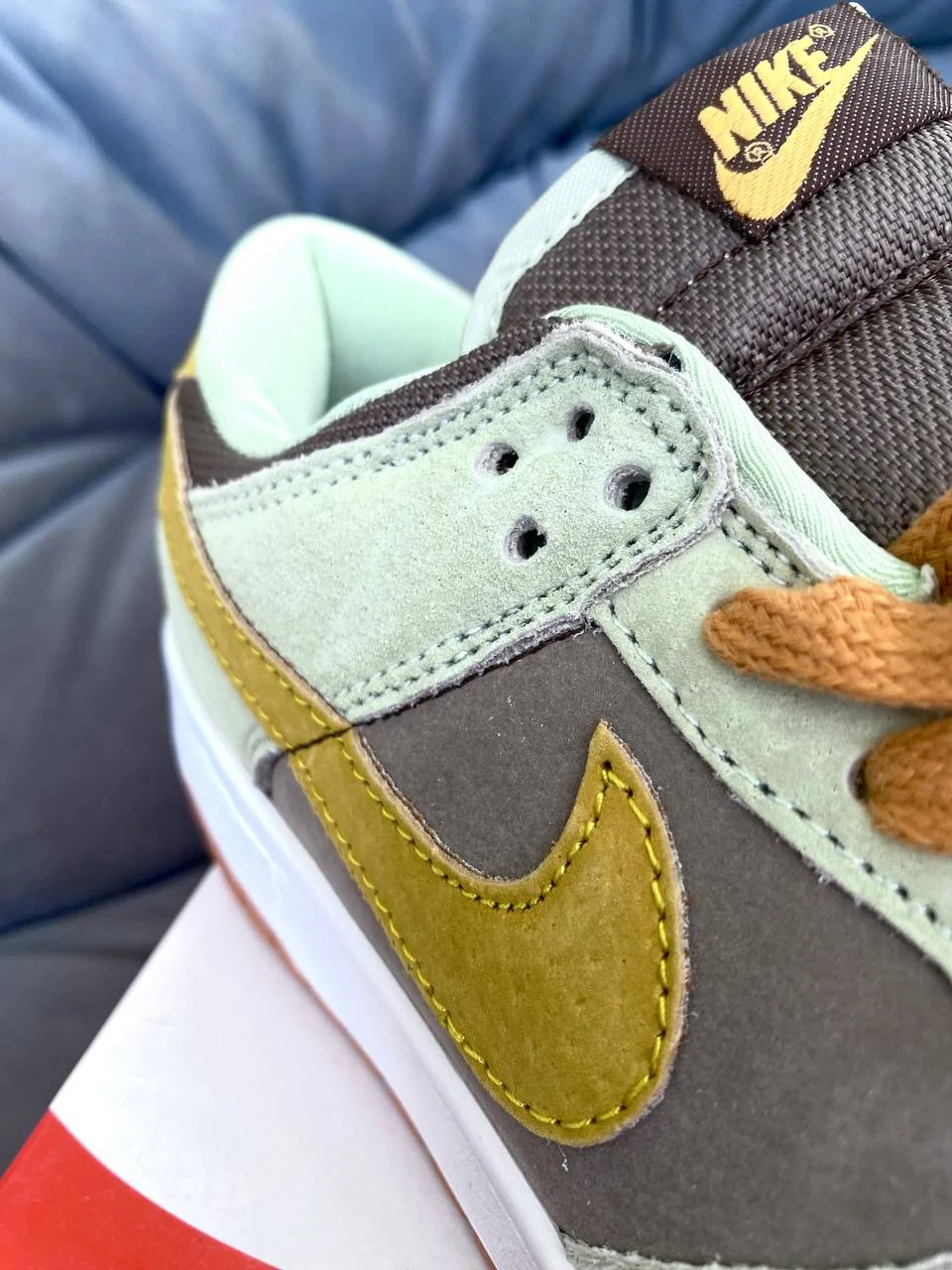 NIKE DUNK LOW DUSTY OLIVE😈 - миниатюра 4