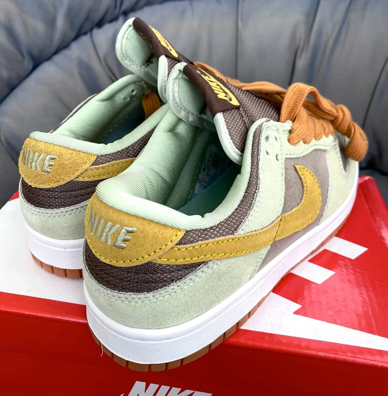 NIKE DUNK LOW DUSTY OLIVE😈 - миниатюра 5