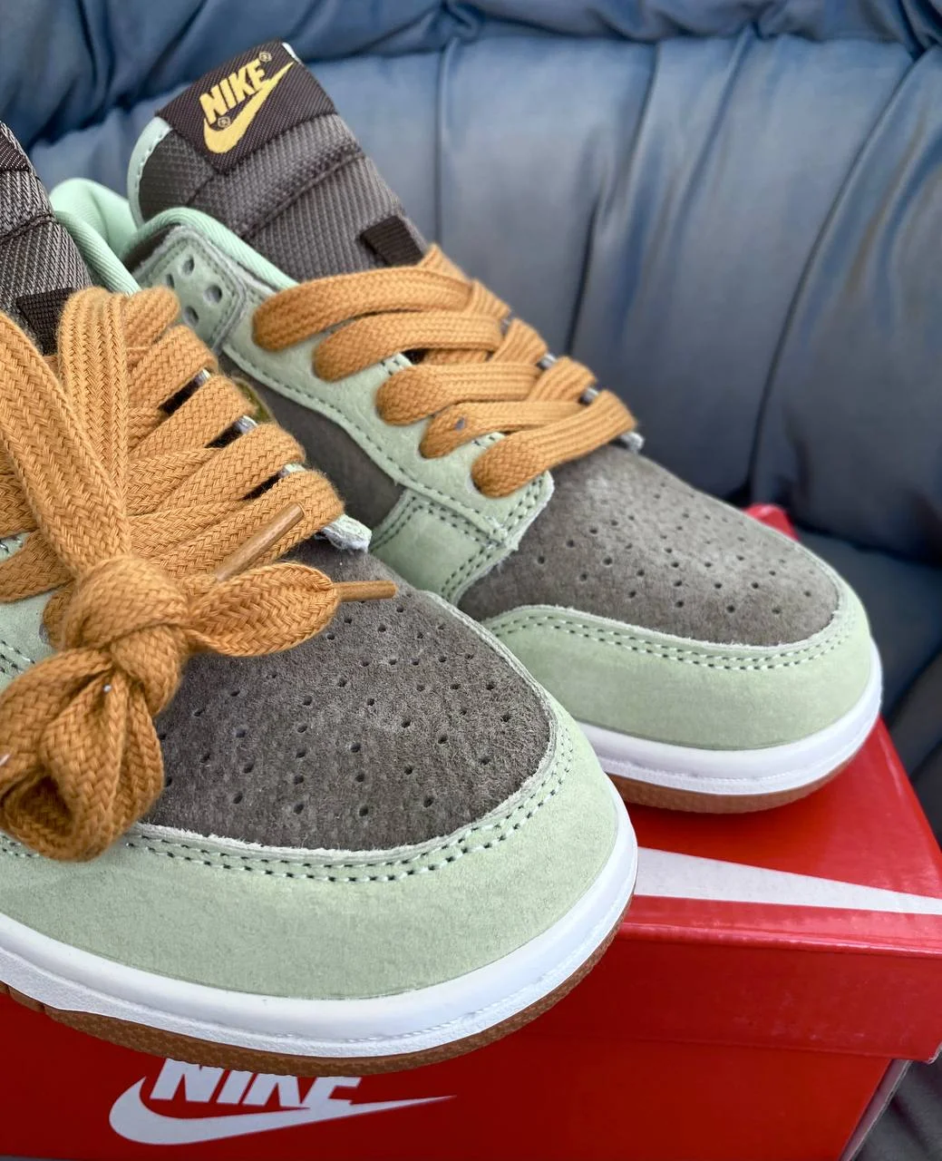NIKE DUNK LOW DUSTY OLIVE😈 - миниатюра 7