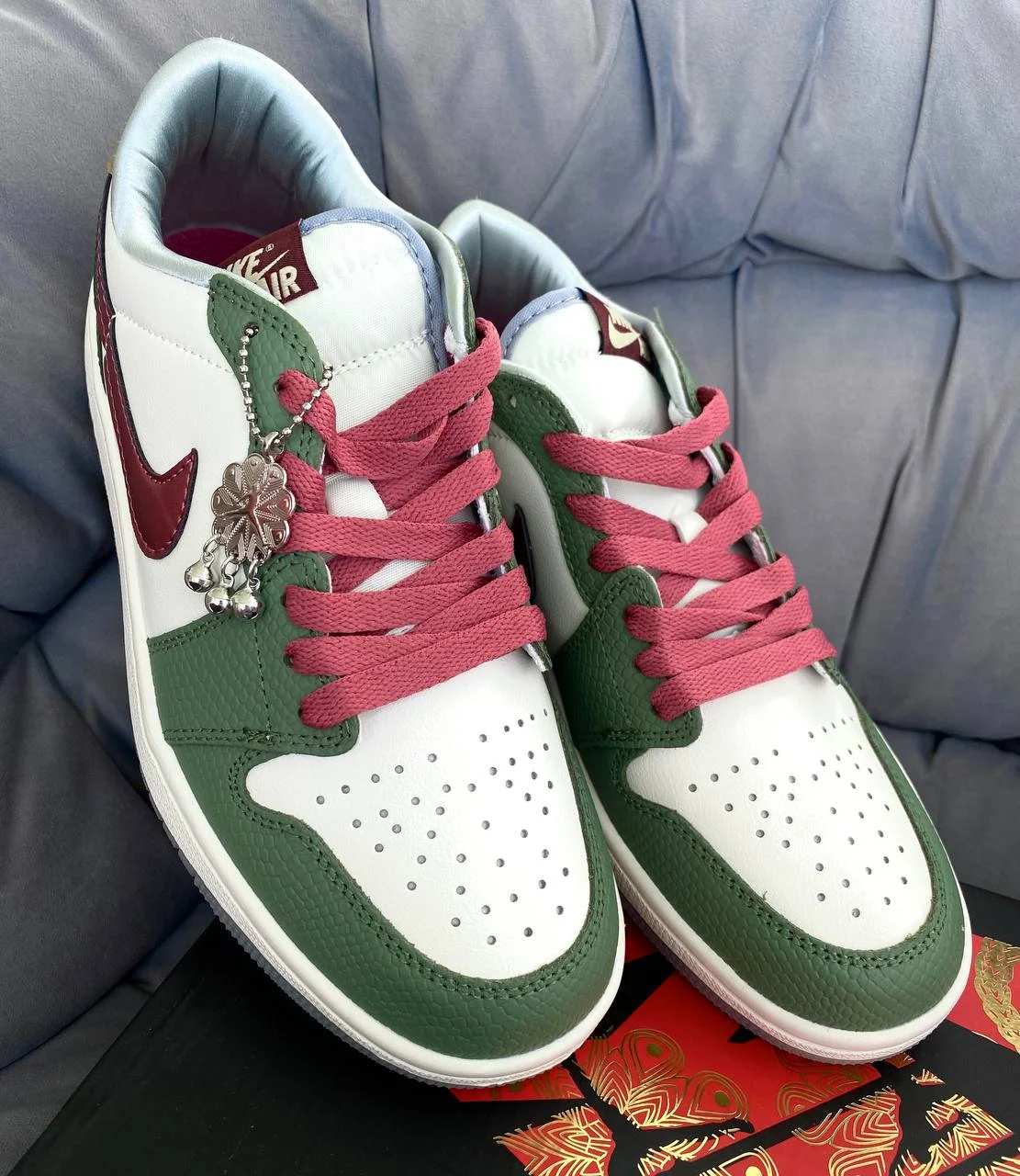NIKE AIR JORDAN 1 LOW OG DRAGON😈 - миниатюра 2