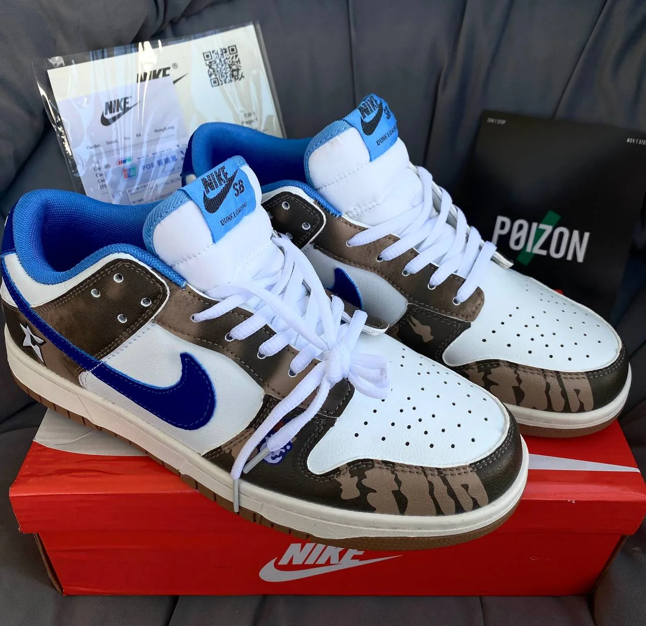 NIKE SB DUNK LOW COBALT😈 - миниатюра 3