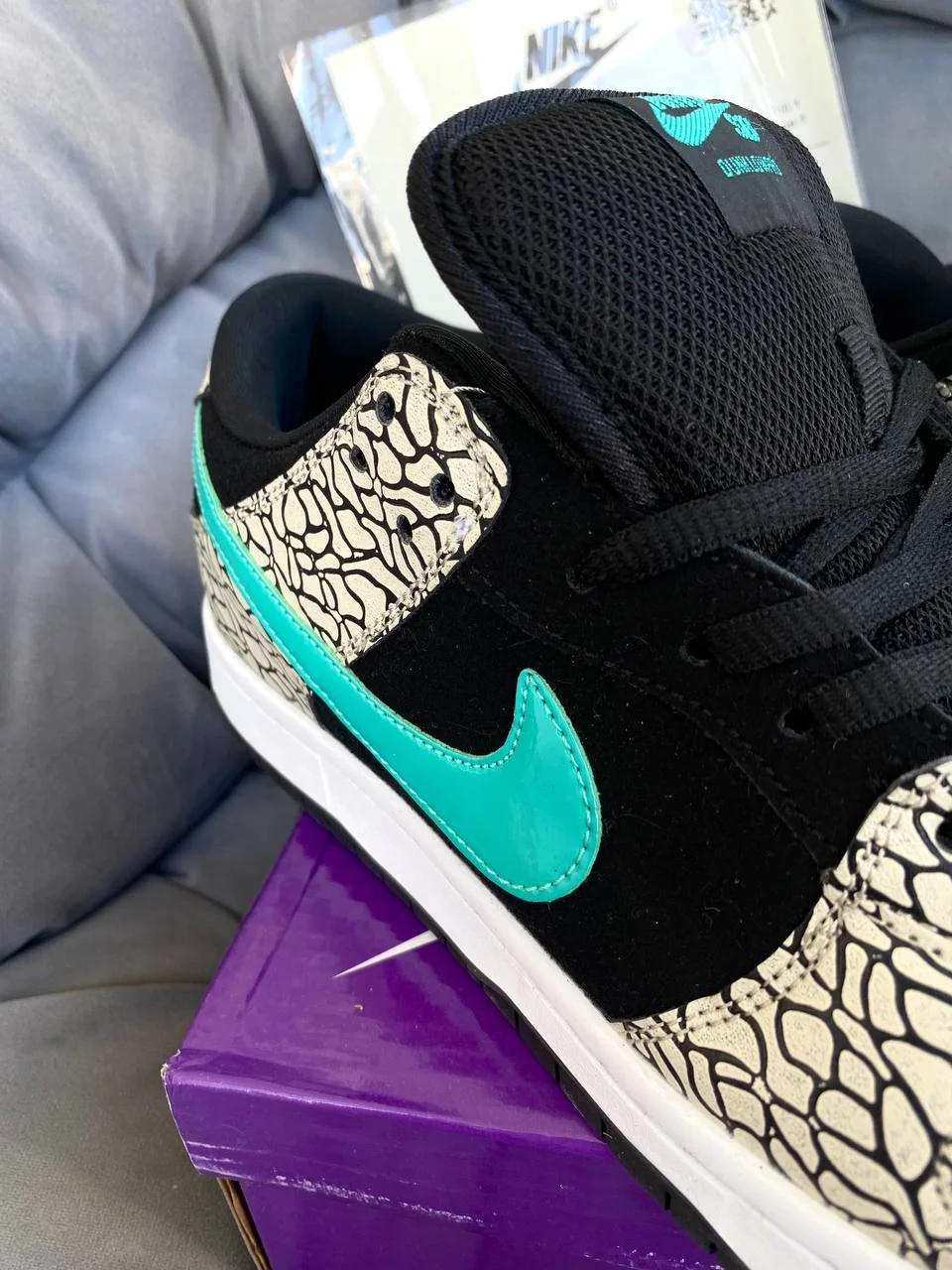NIKE SB DUNK LOW ELEPHANT😎 - миниатюра 4