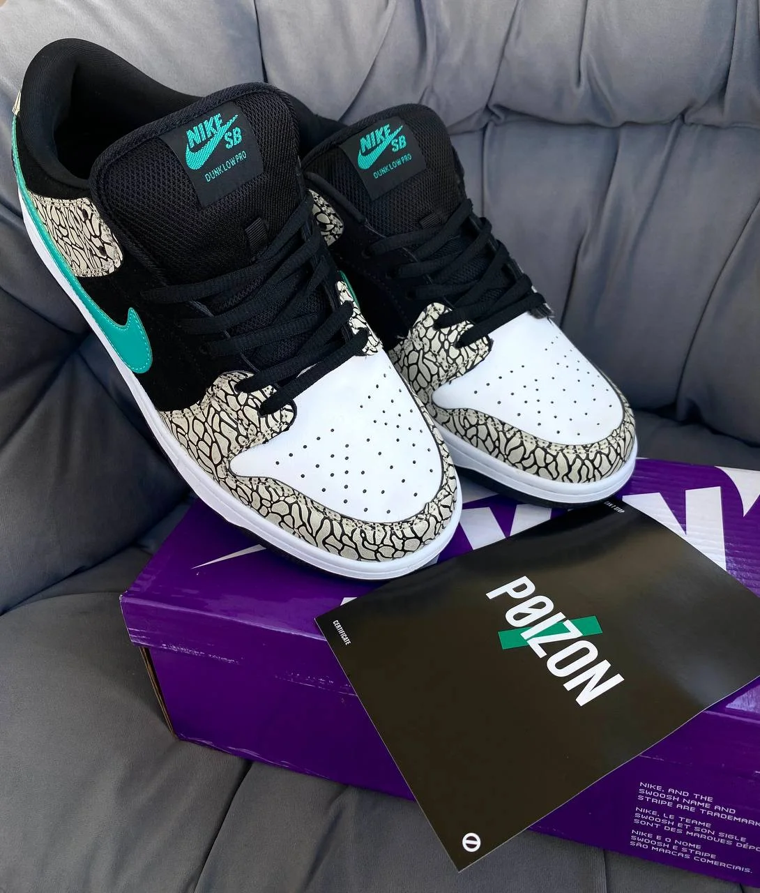 NIKE SB DUNK LOW ELEPHANT😎 - миниатюра 5