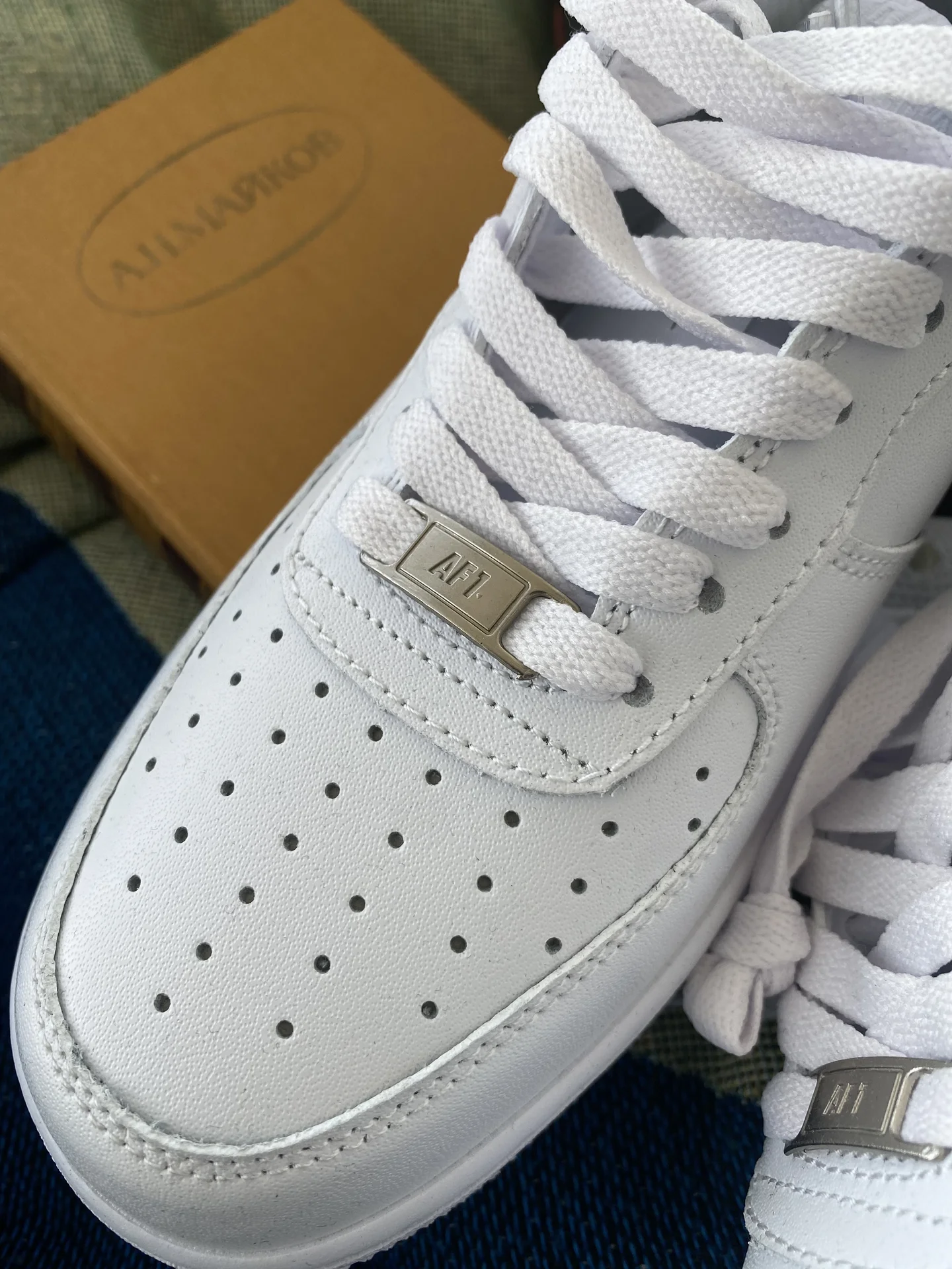 Nike Кроссовки Air Force 1 Белые / Мужские - миниатюра 6
