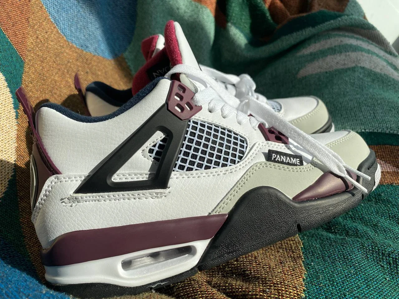 Nike Air Jordan 4 PSG / Найк Аир Джордан 4 / Кроссовки Женские - миниатюра 2