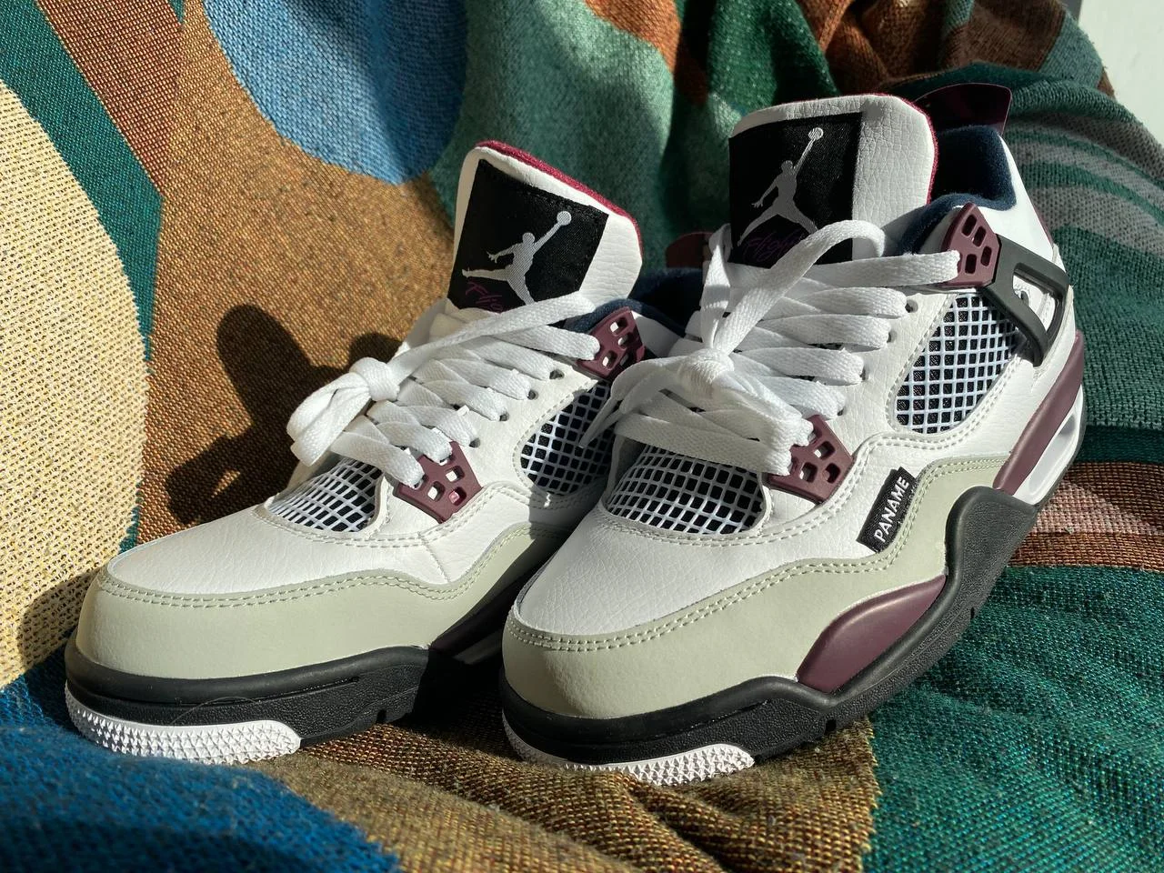 Nike Air Jordan 4 PSG / Найк Аир Джордан 4 / Кроссовки Женские - миниатюра 5